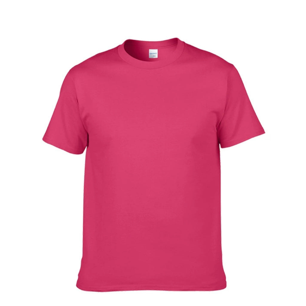 Plain Short-Sleeve T-Shirt Customization
