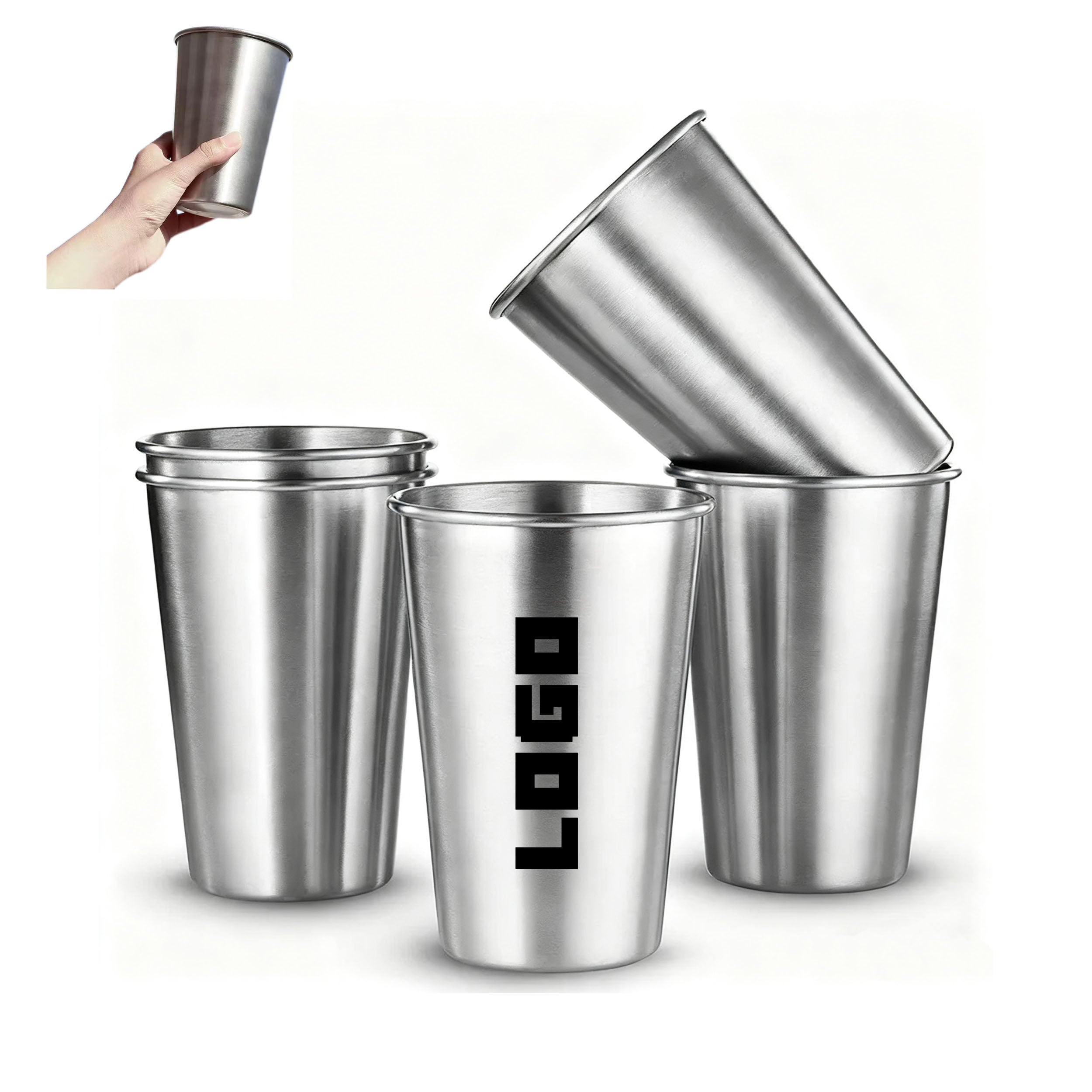 8.5 OZ Minimalist Stainless Steel Cup