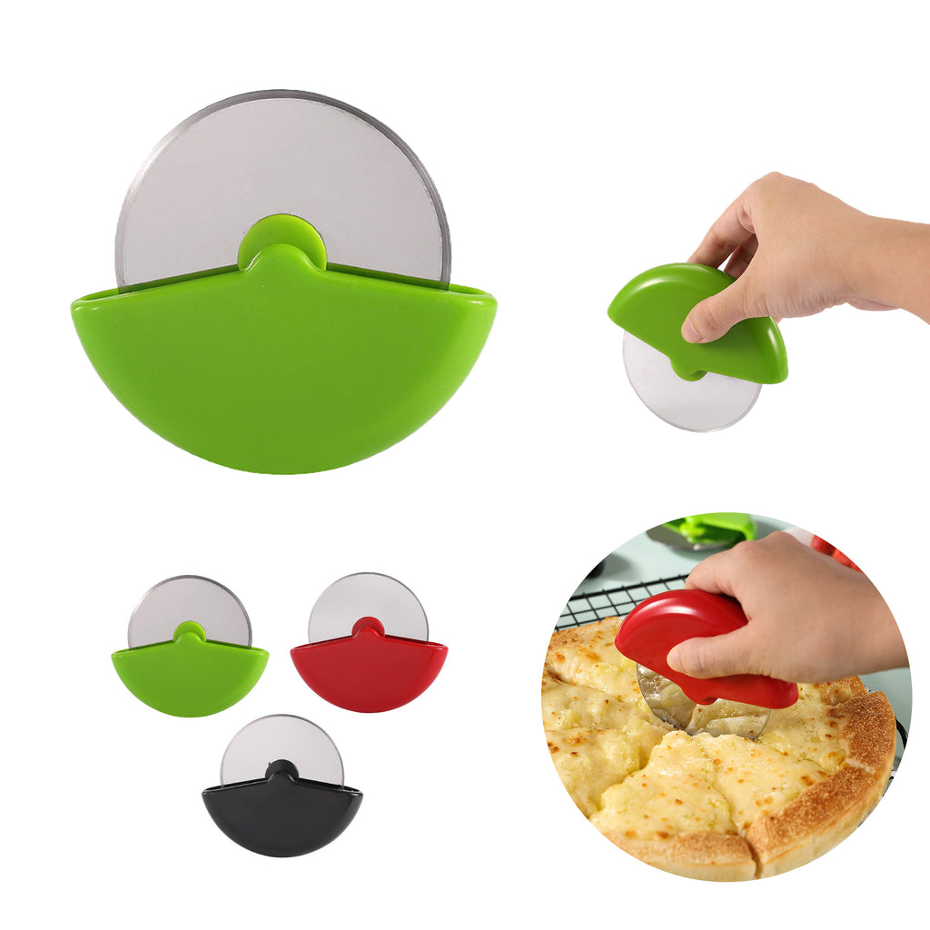 Stainless Steel Round Pizza Cutter-Pizza Slicing Tool