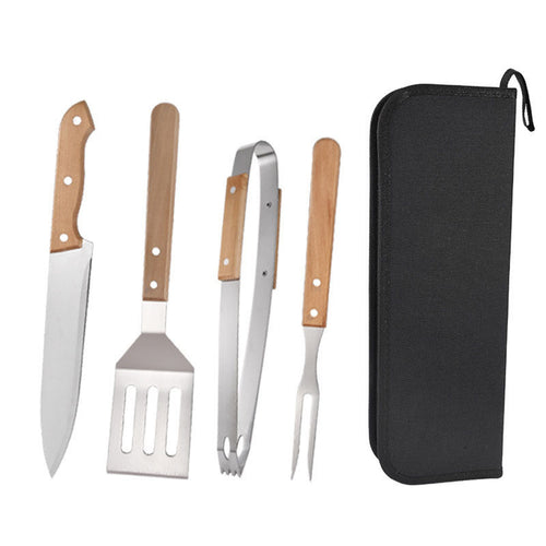 4-Piece Outdoor BBQ Tool Set – Grilling Essentials