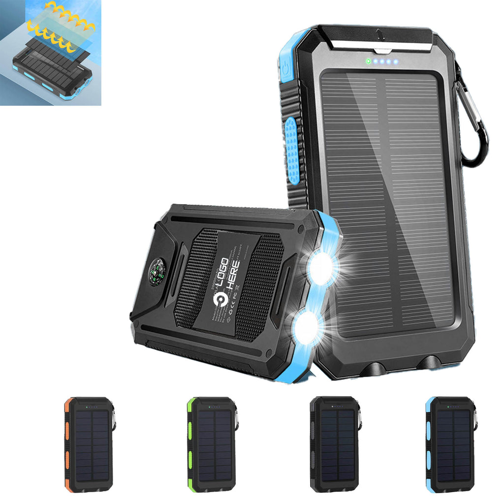 4000Mah Solar Power Bank Compass