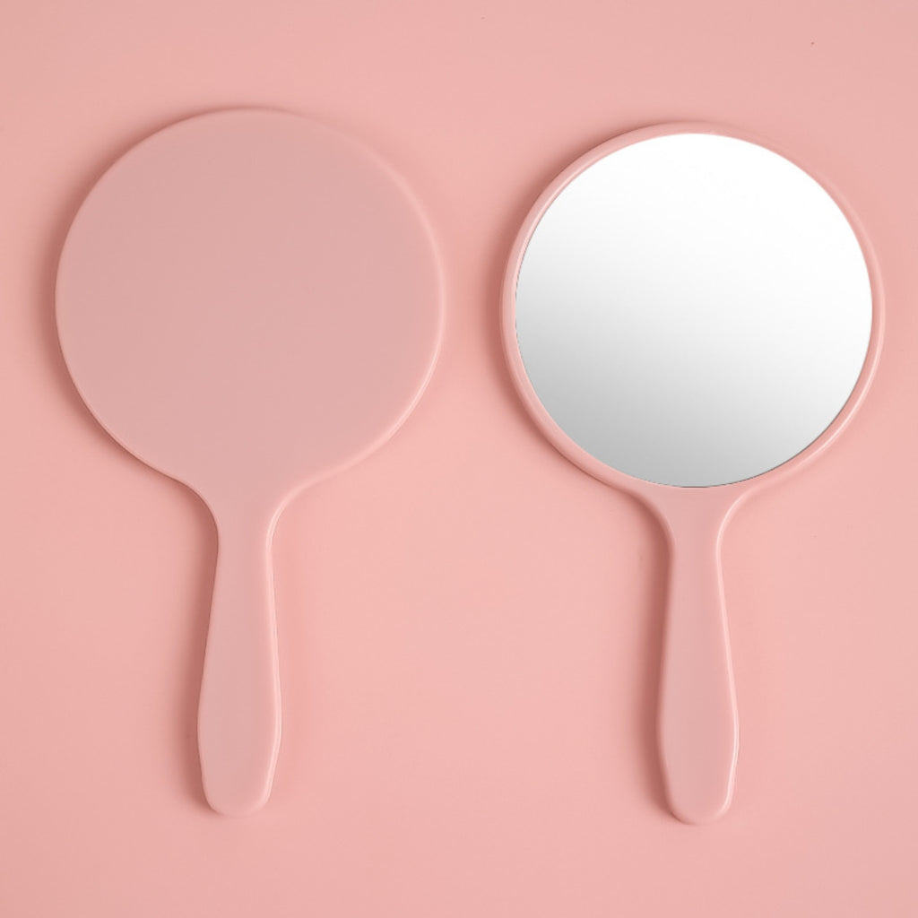 Round Handheld Makeup Mirror