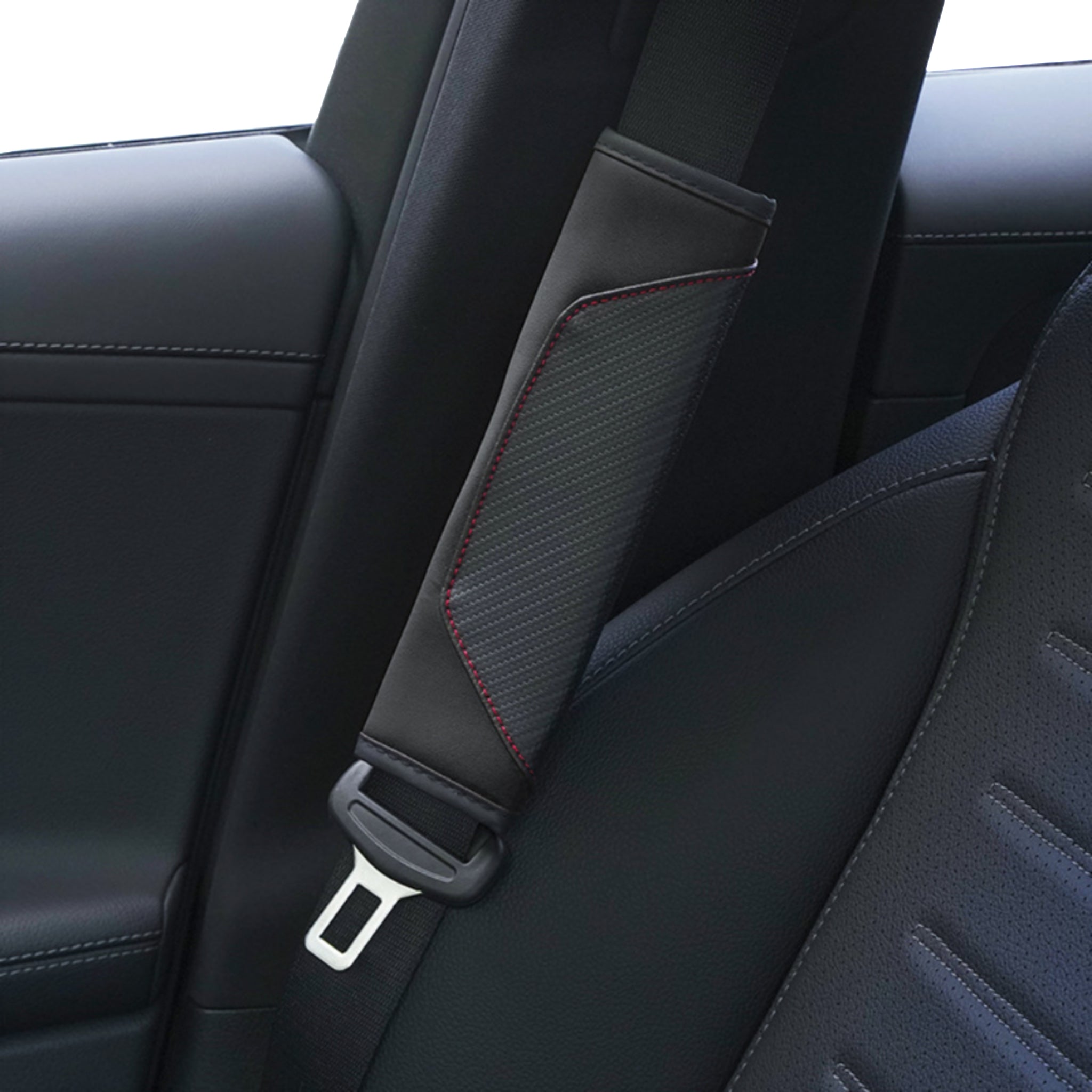 Leather Car Seat Belt Cover