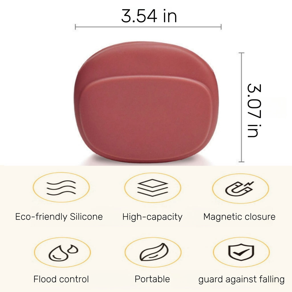 Multifunctional Silicone Earphone Storage Box