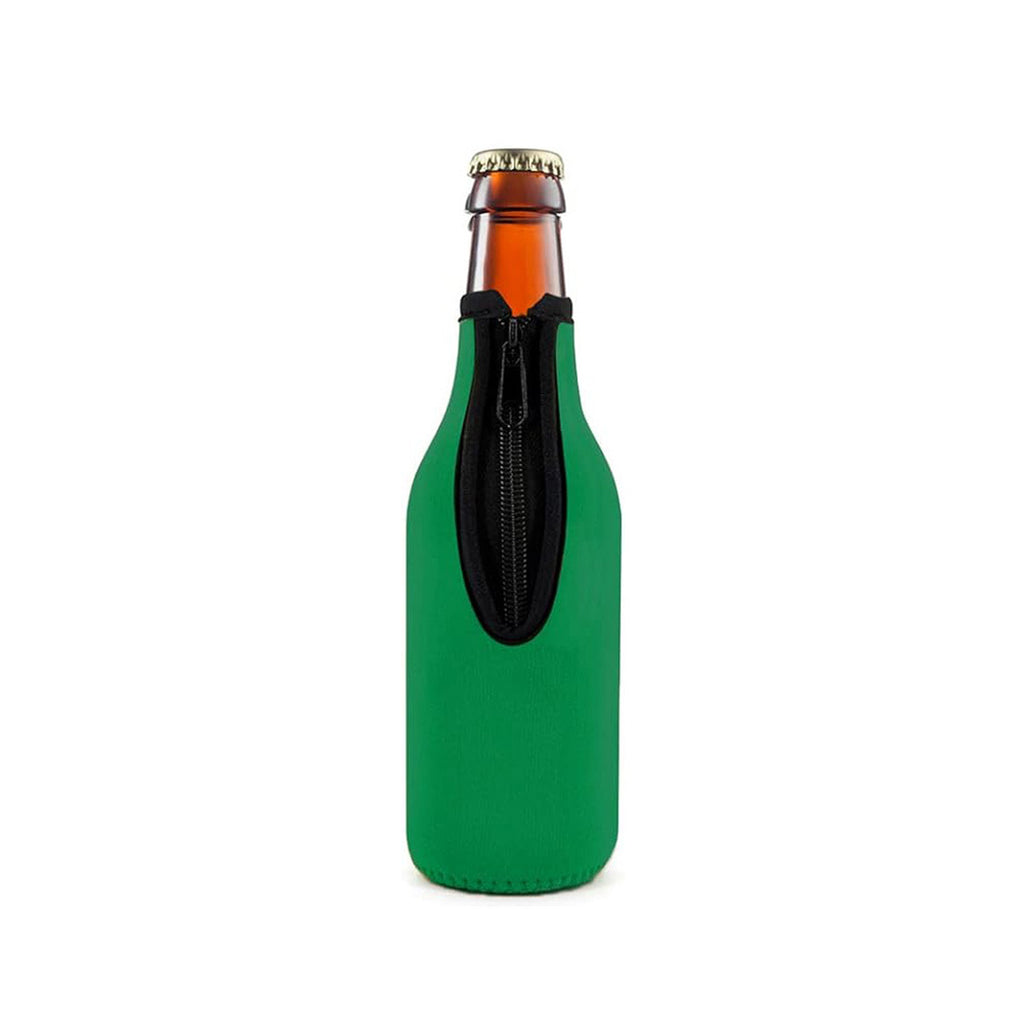 Rubber Zippered Beer Bottle Warmer