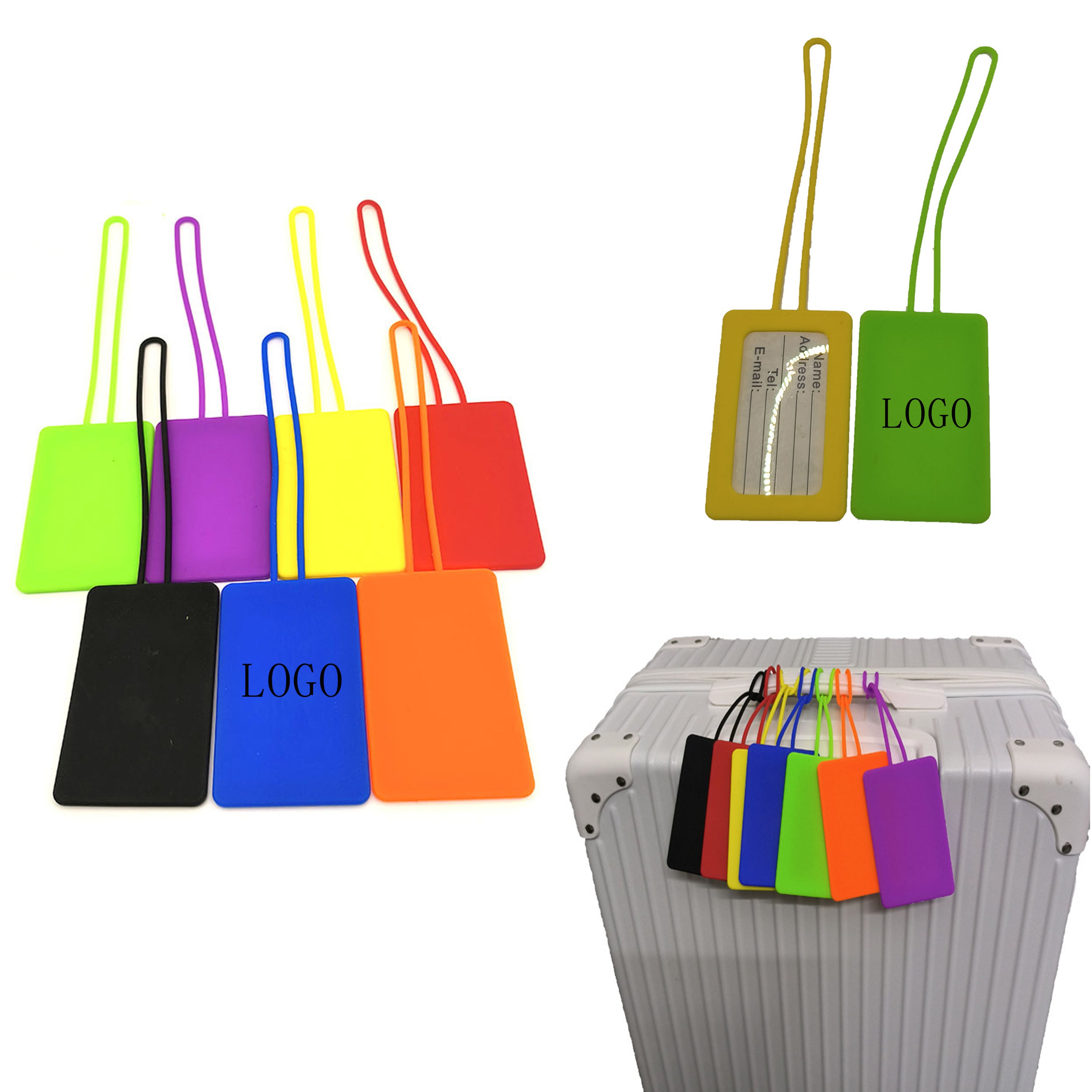 Silicone Luggage Tags for Suitcases