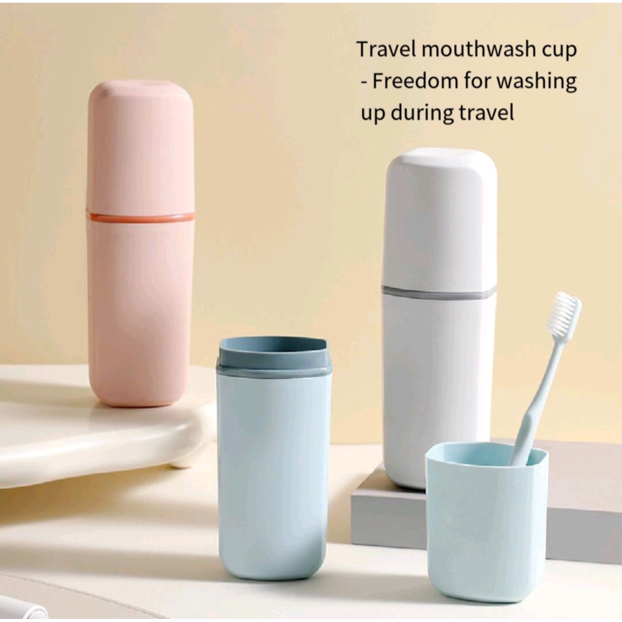 Travel Portable Rinsing Cup Set