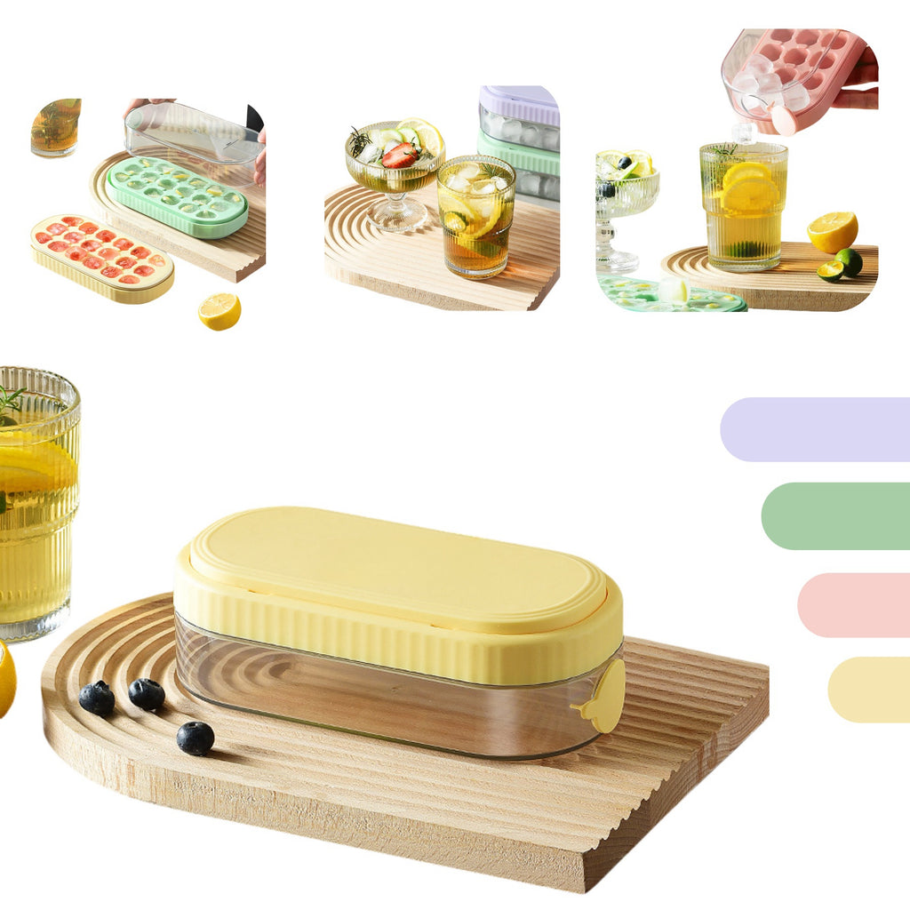 Plastic Pressing Ice Tray