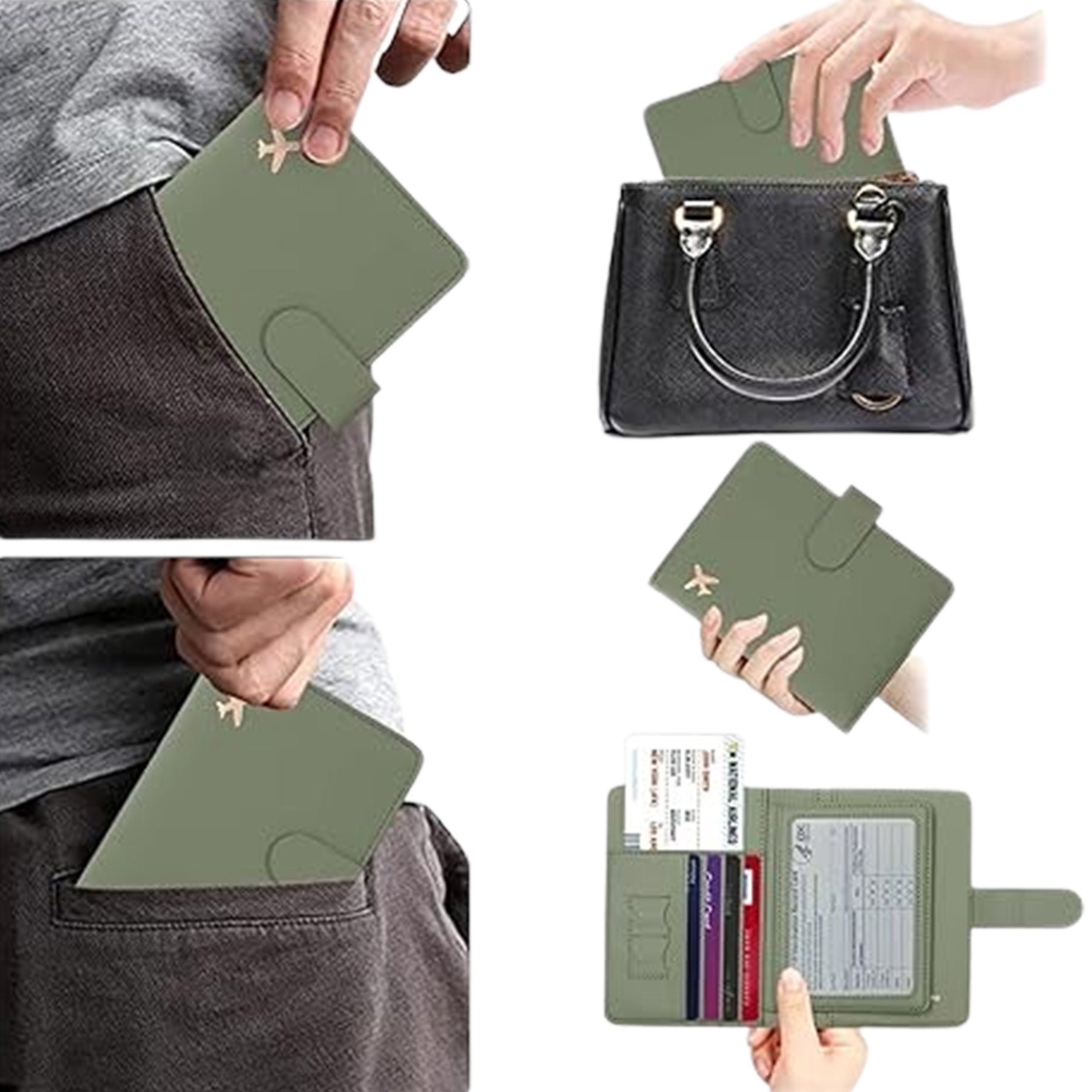 Pu Passport Holder