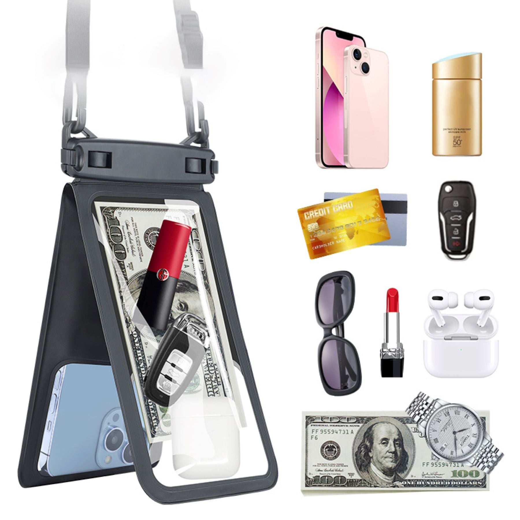 Dual - Pocket Waterproof Phone Pouch