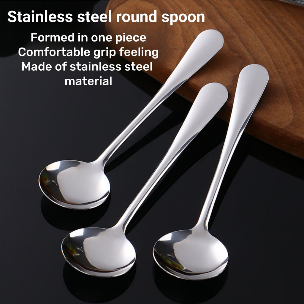 Thickened Stainless Steel Soup Spoon