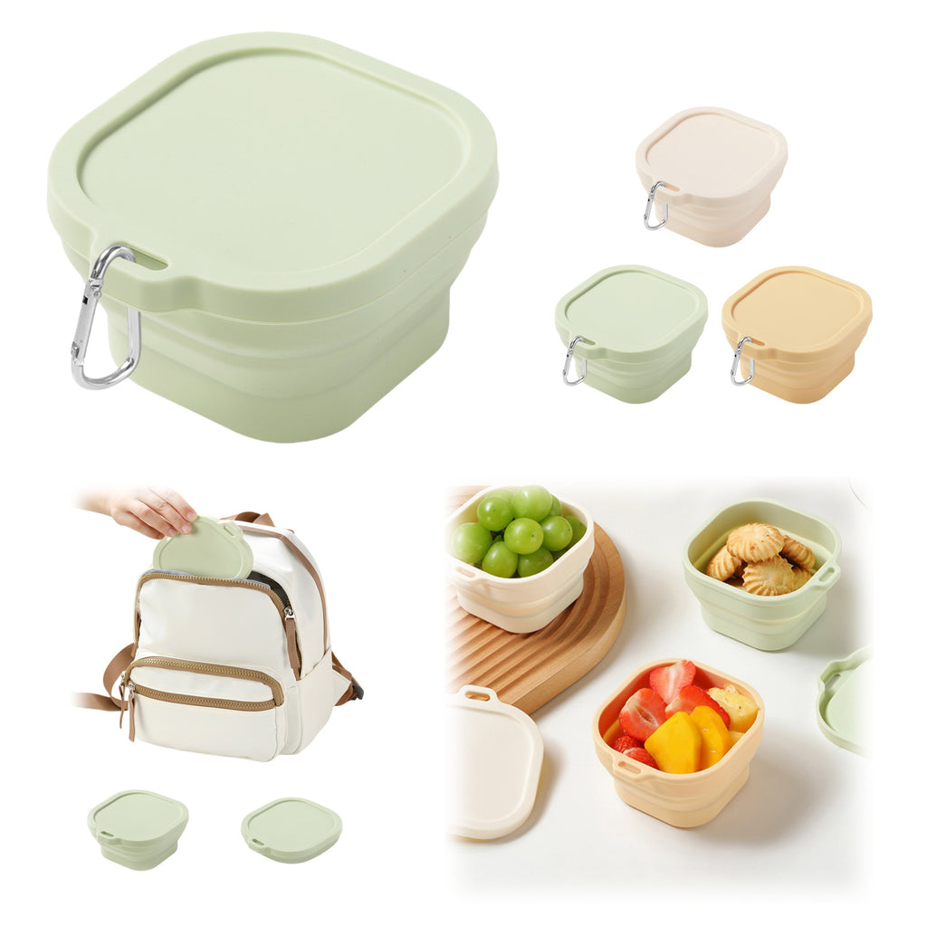 Food-Grade Silicone Foldable Bowl