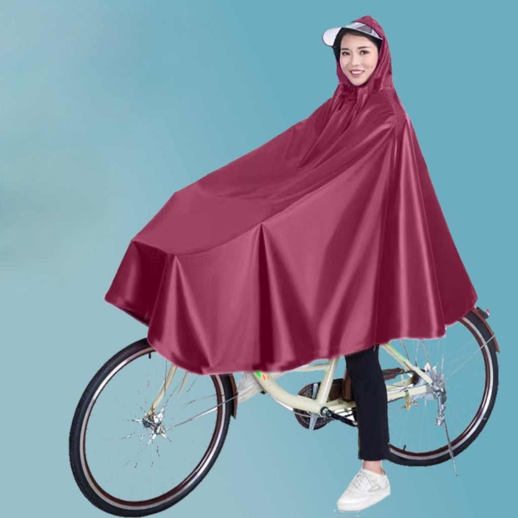 Waterproof Bike Poncho Adult Heavy Duty Anti Storm Ebike