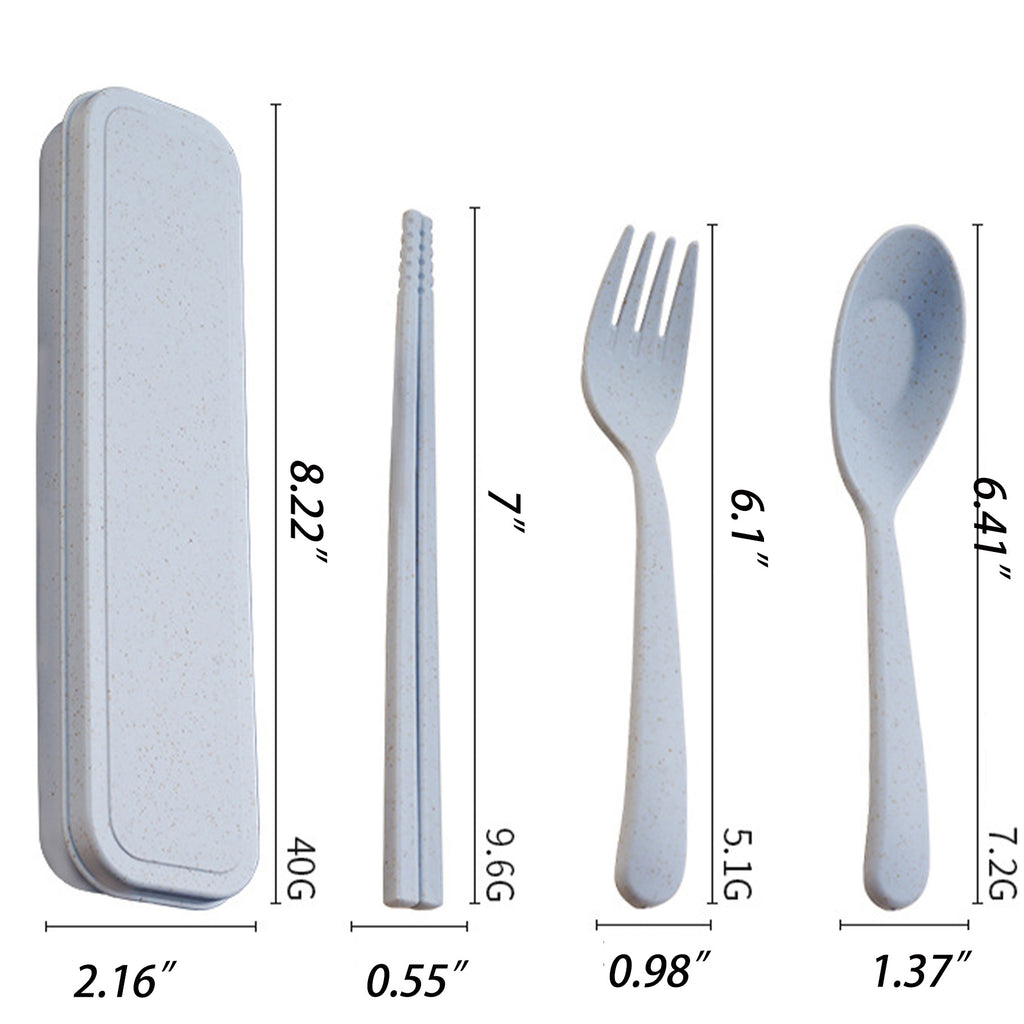 Wheat Straw Forks, Spoons and Chopsticks Plastic Cutlery