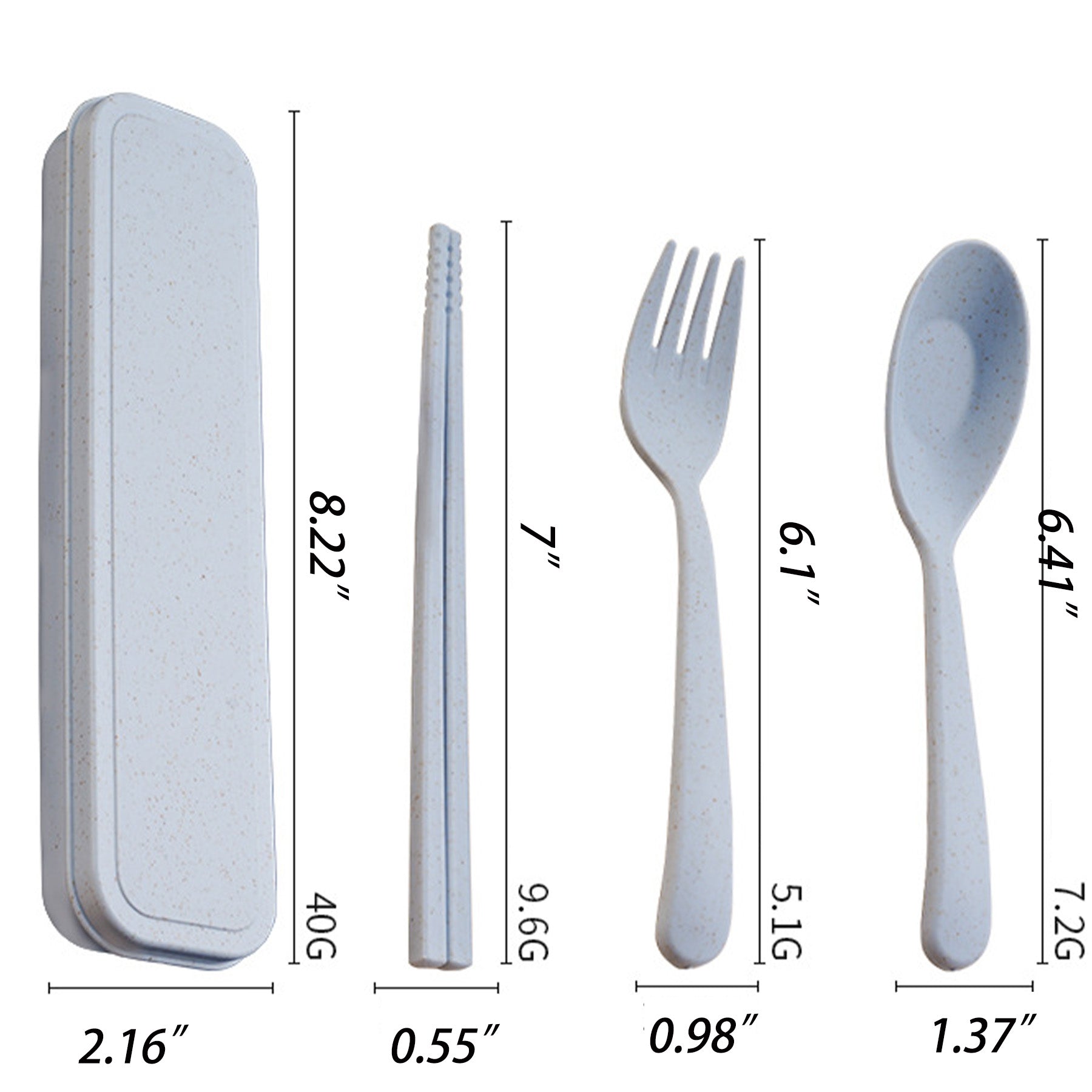 Wheat Straw Forks, Spoons and Chopsticks Plastic Cutlery