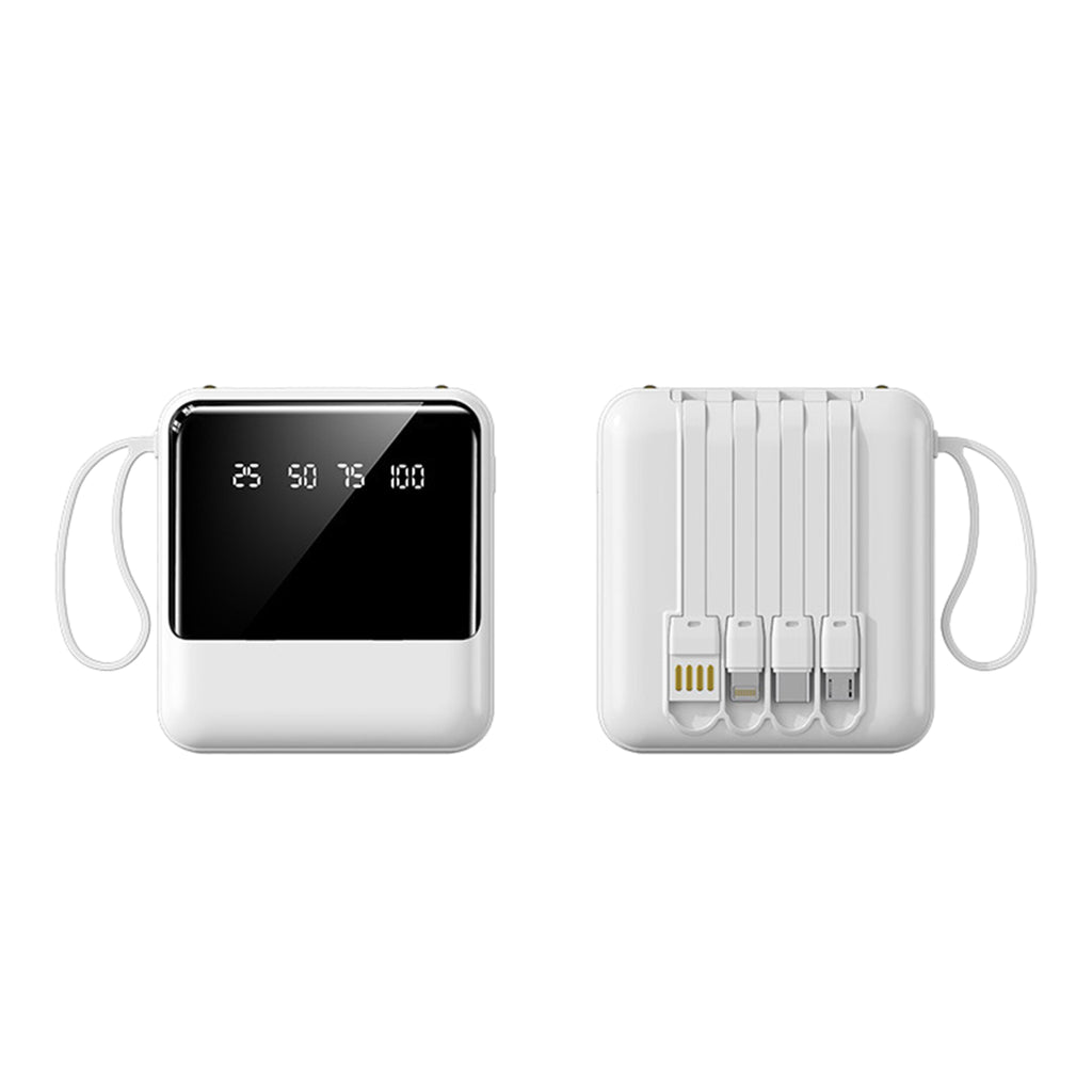 Led Power Bank With Removable Cable And Rope
