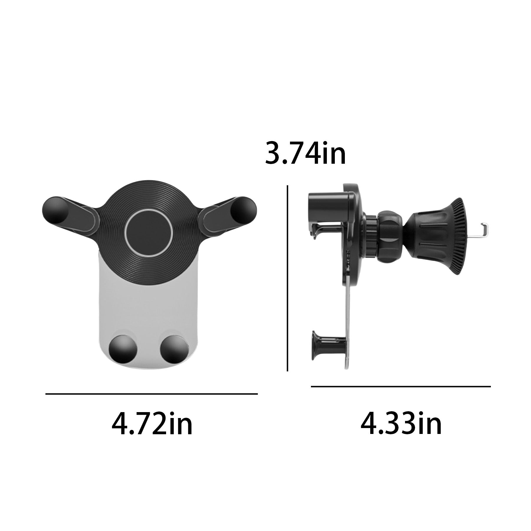 Clear Adjustable Car Phone Mount Holder