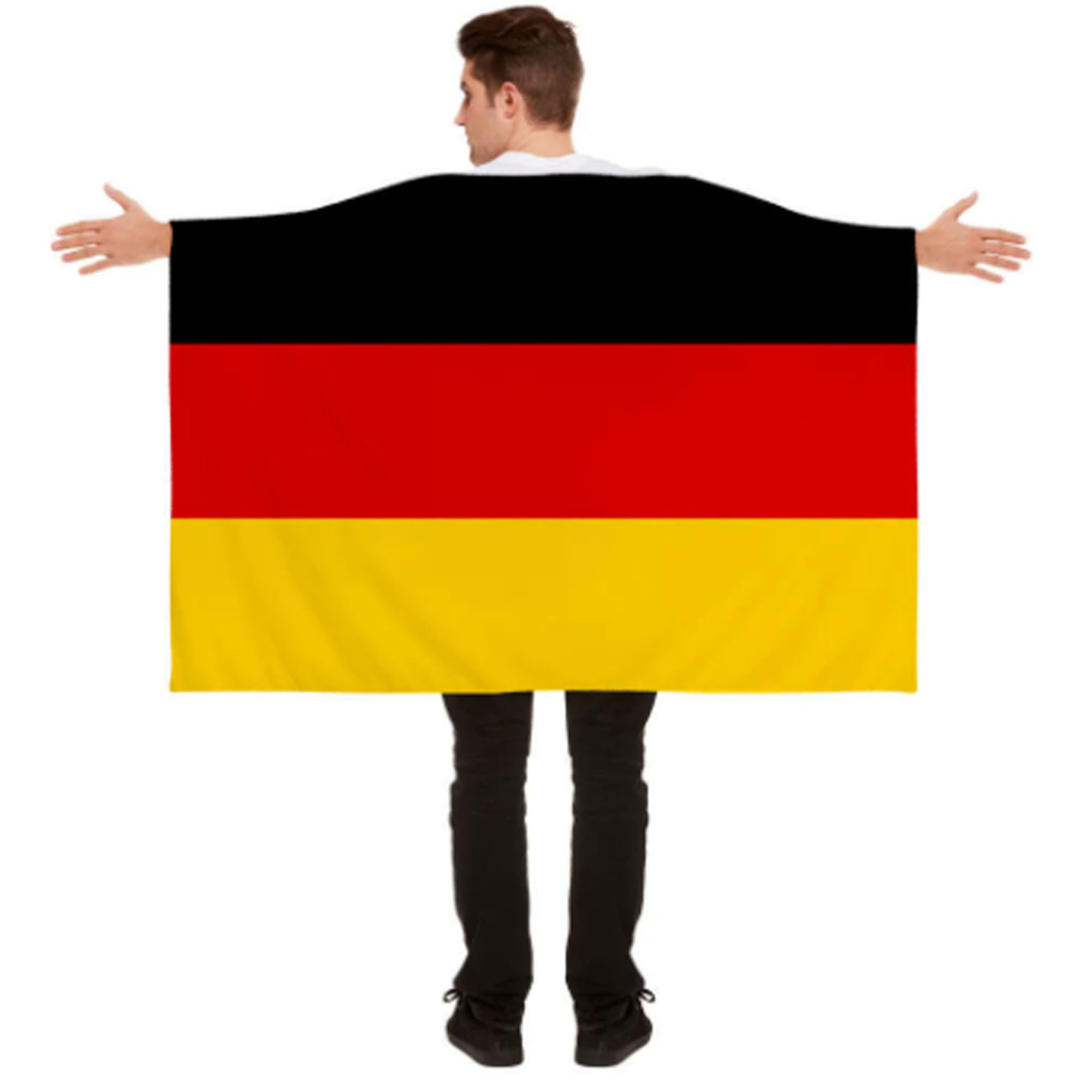 Custom World Cup Polyester Fan Cape National Flag Shawl