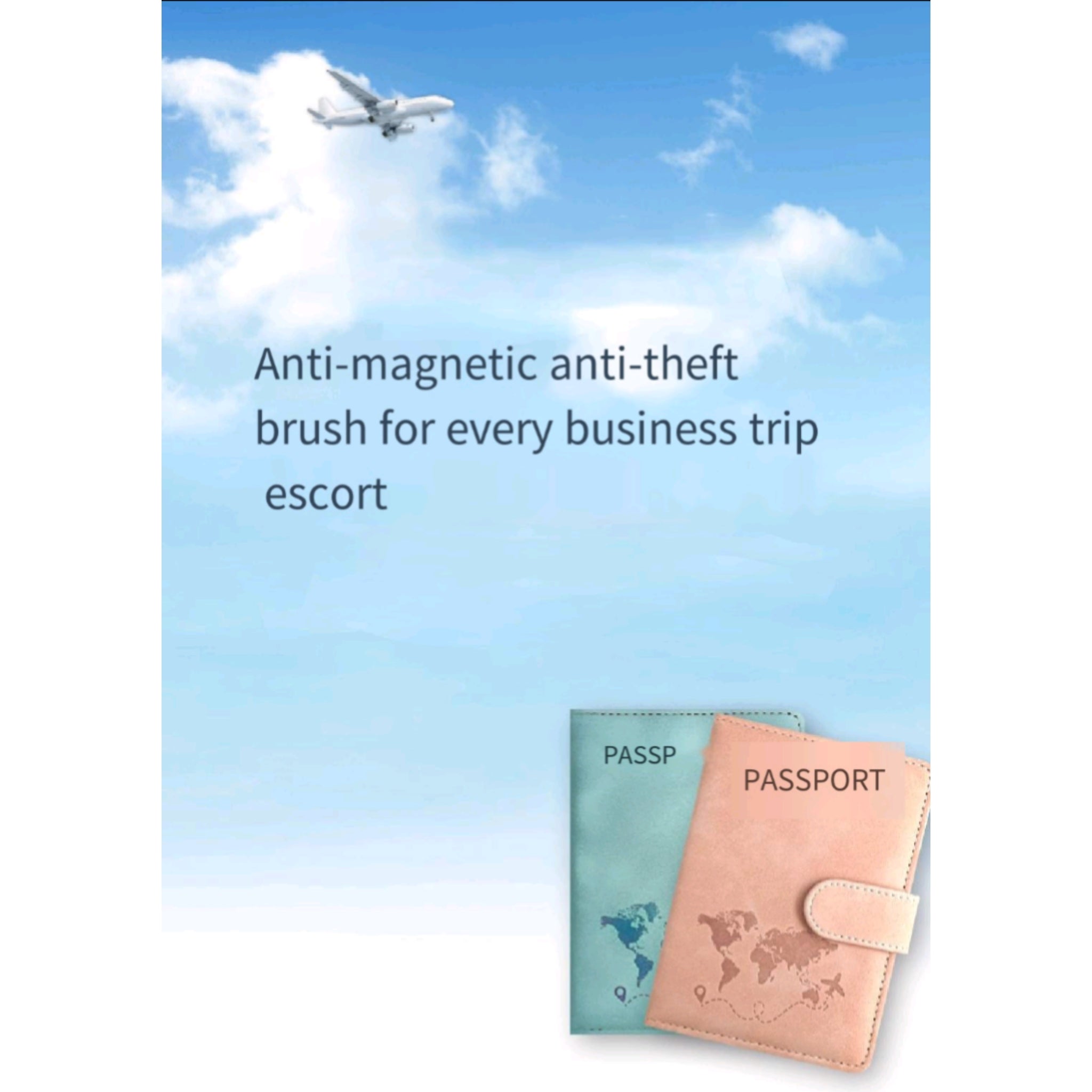 Leather Passport Protecting Cover