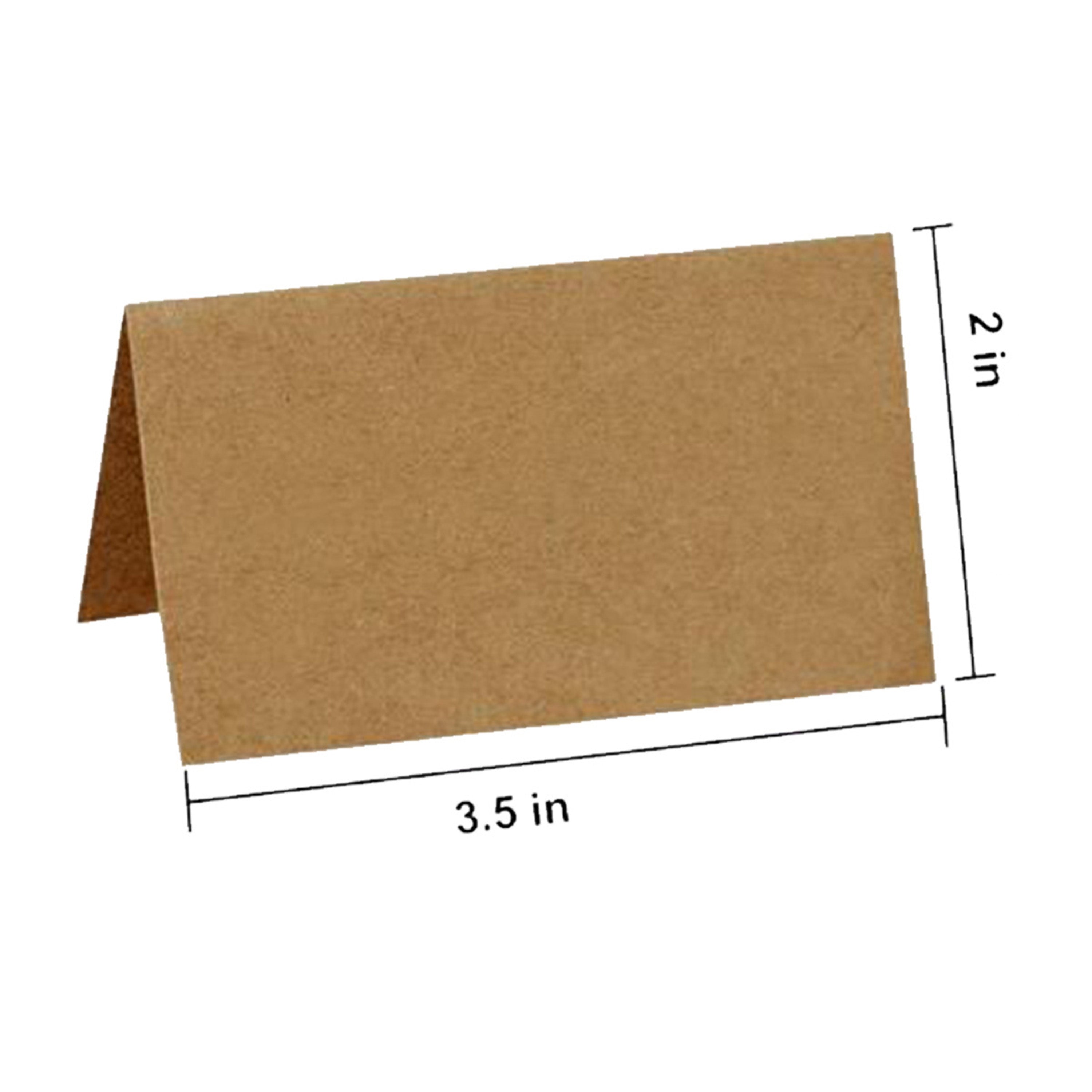 Wooden Note Holder With Folded Card – Rustic Card Clip