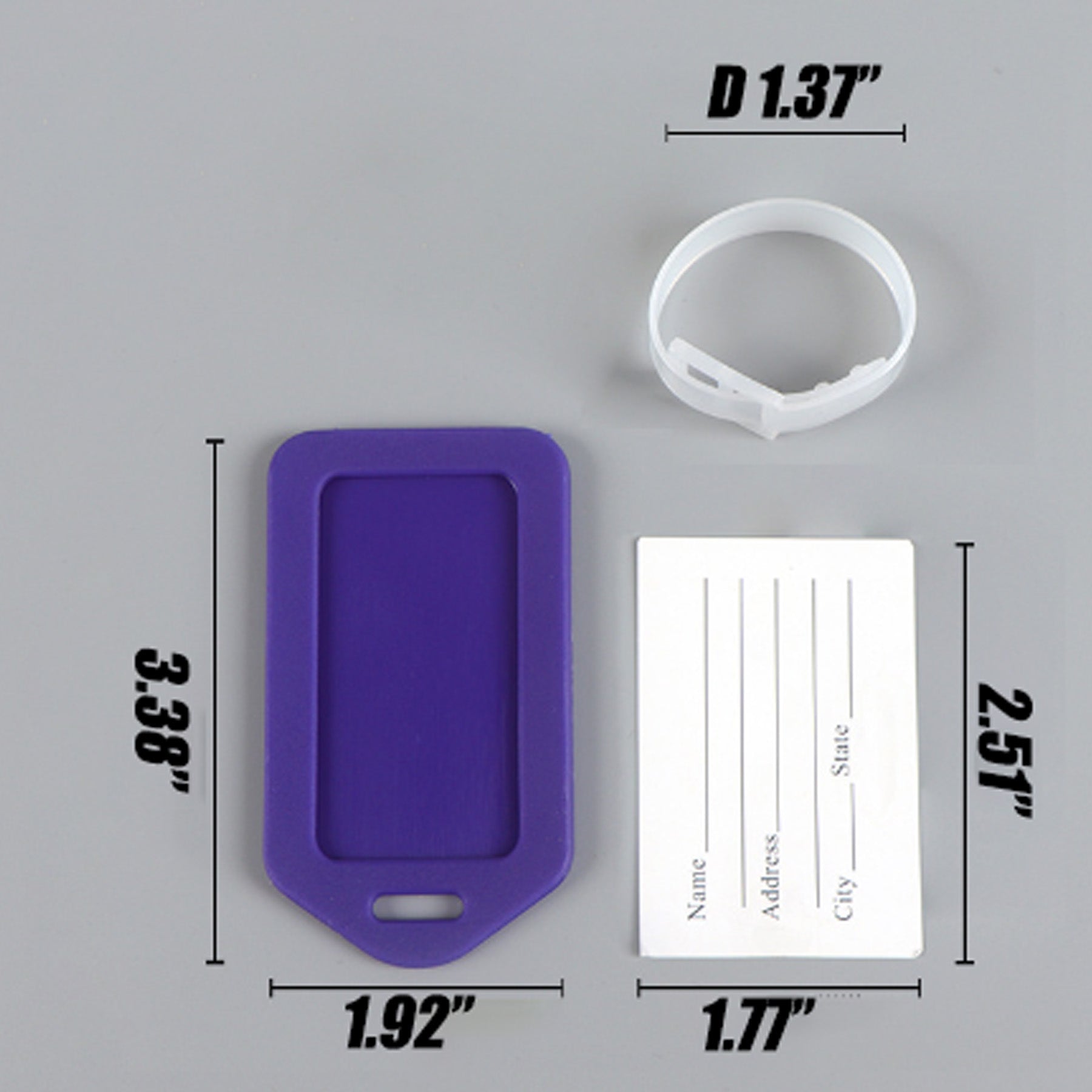 Extractable Label Reminder Name Card Boarding Luggage Tag