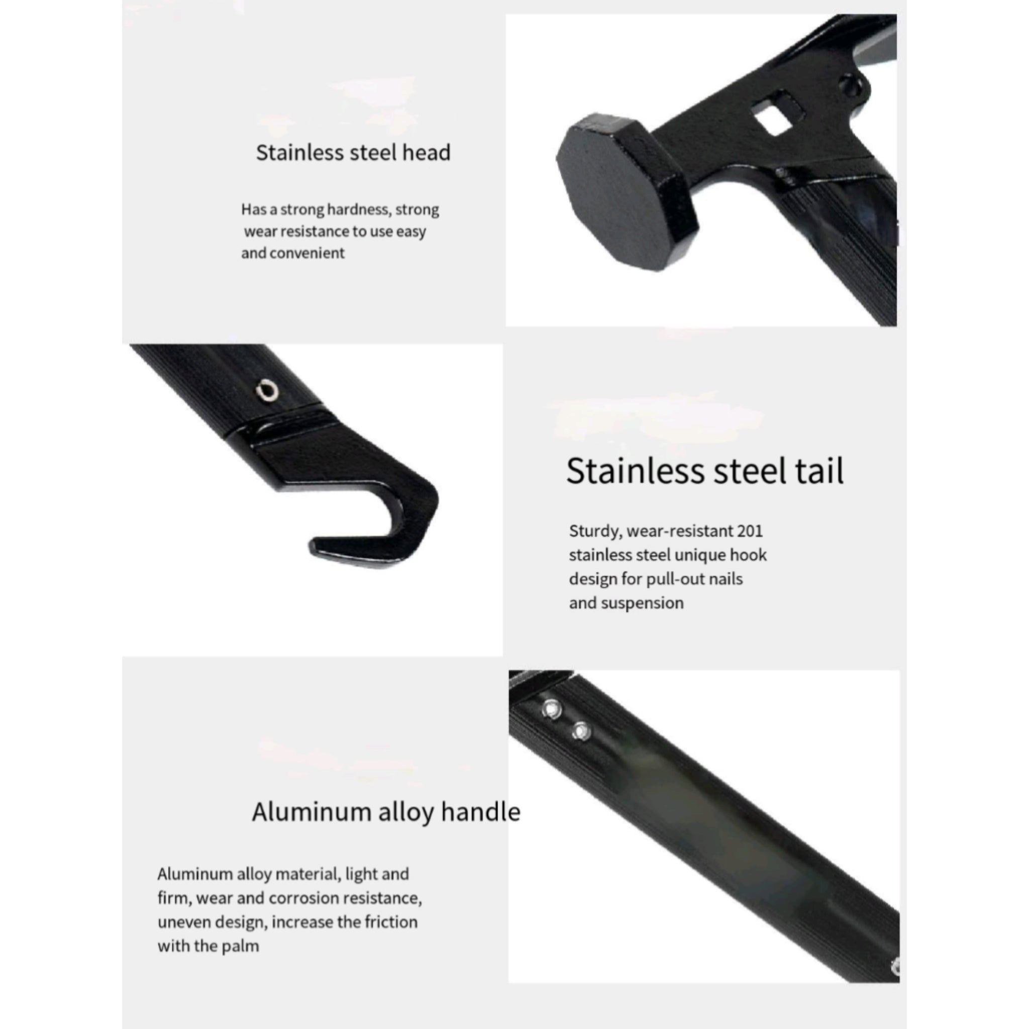 Stainless Steel Tent Stake Hammer