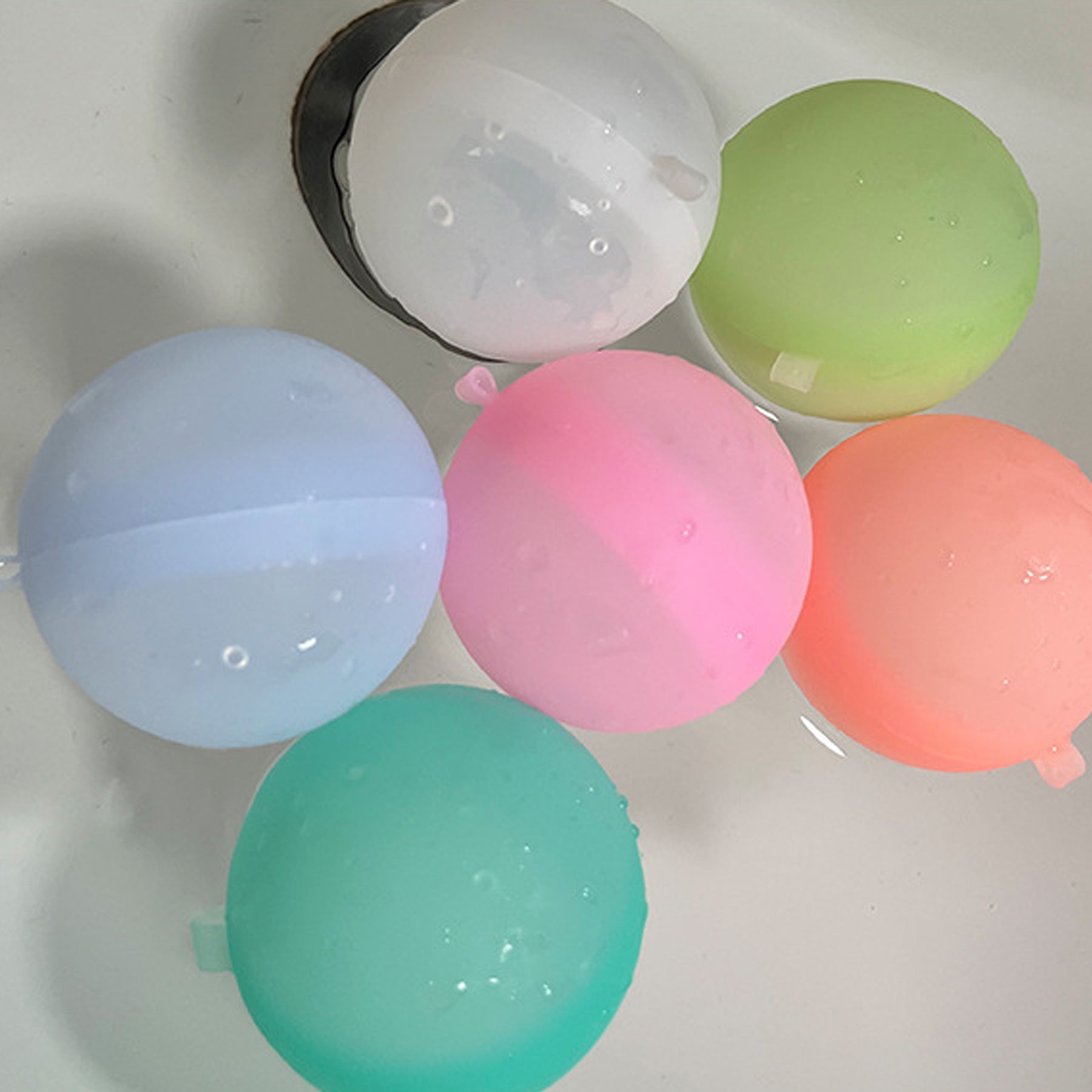 Reusable Silicone Toy Water Balls With Water Injection