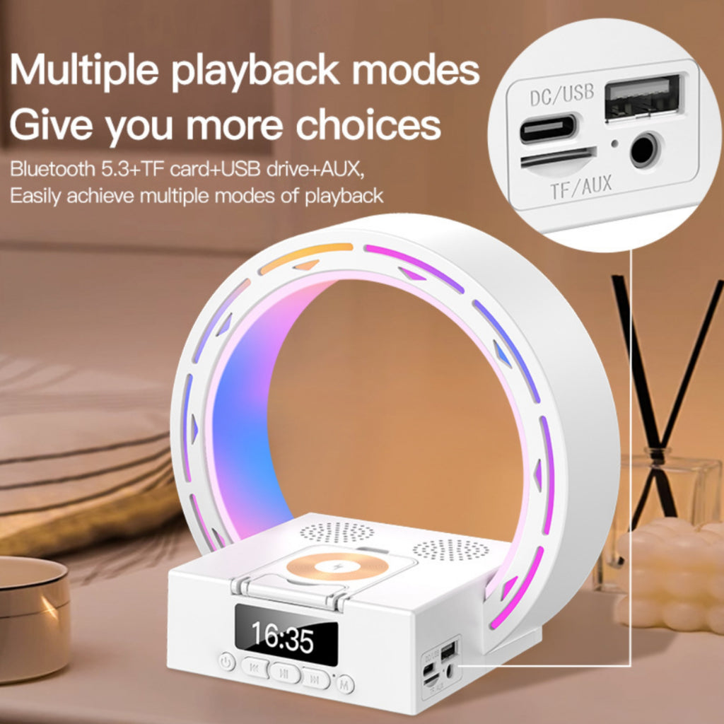 Bedside Lamp Speaker Wireless Charging Bluetooth Mood Gift