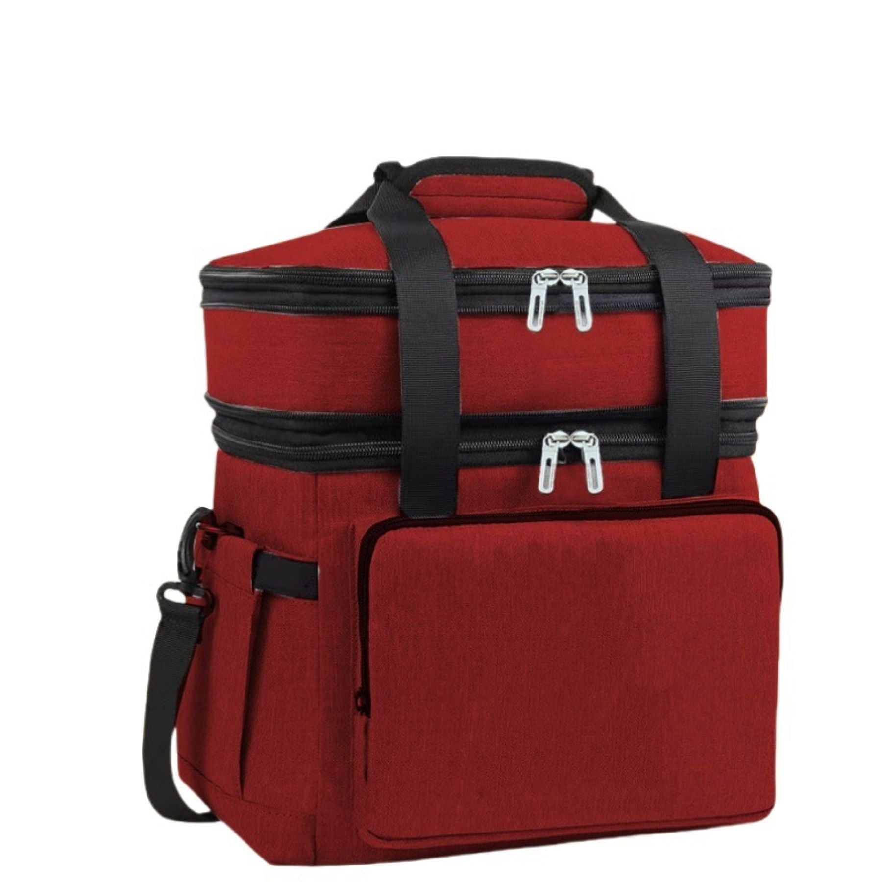Double - Layered Insulated Outdoor Picnic Cooler Bag