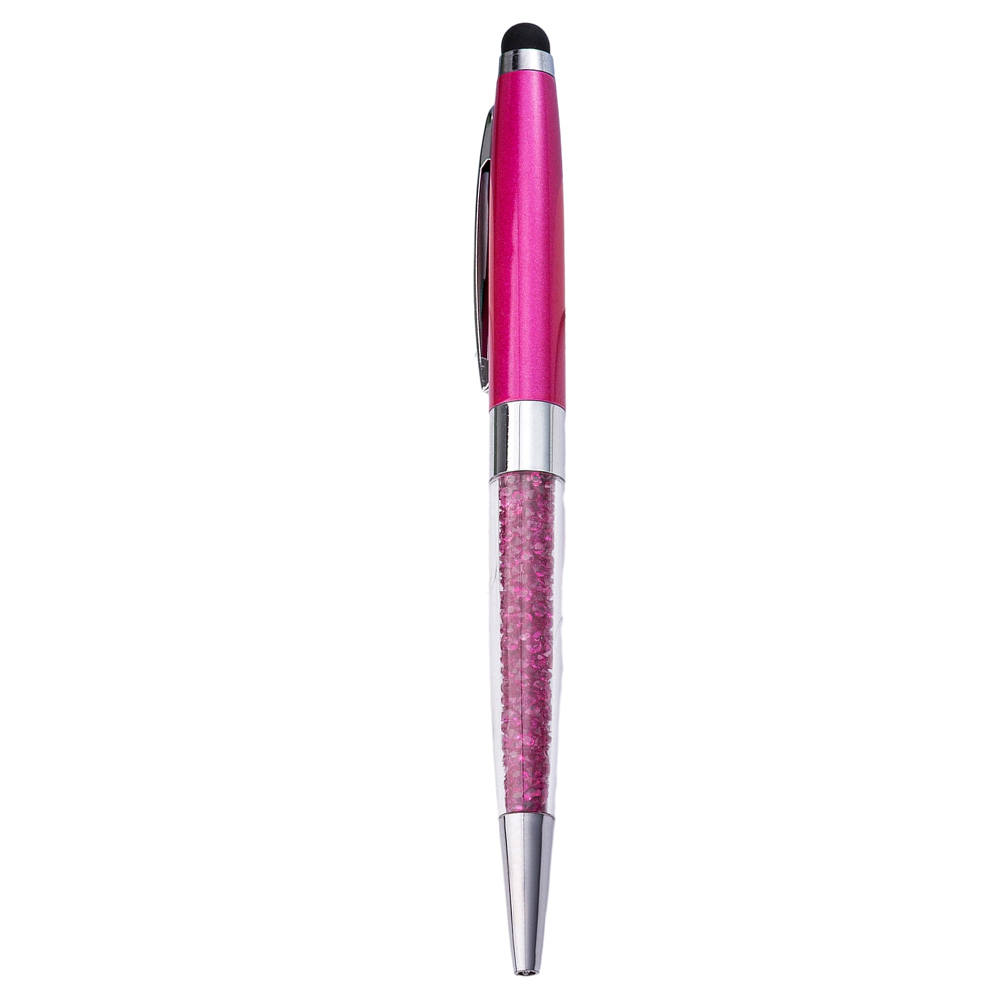 Crystal Ballpoint Pen With Stylus