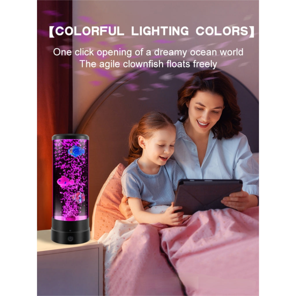 Ocean Themed Plug In Jellyfish Night Light Kids Room Decor