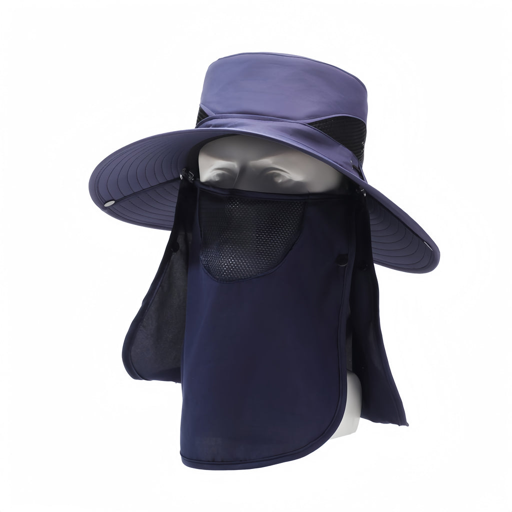 Bucket Hat With Attached Face Mask