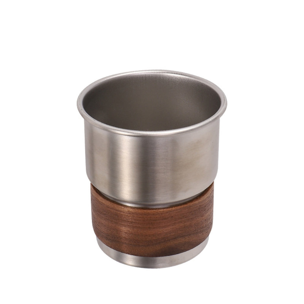 Camping Mug With Heatproof Wooden Sleeve