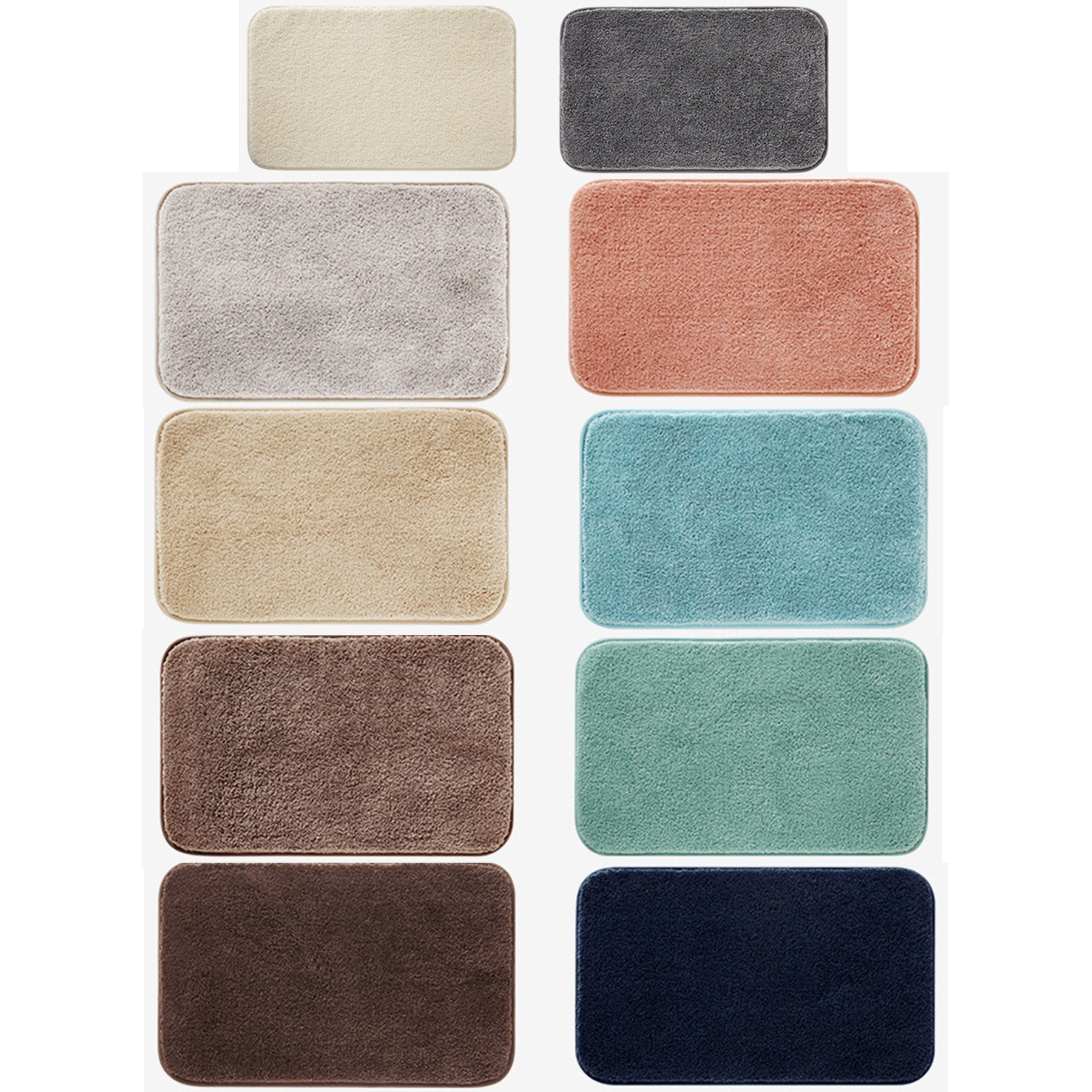 Ultra Plush Shaggy Bath Rugs Mat