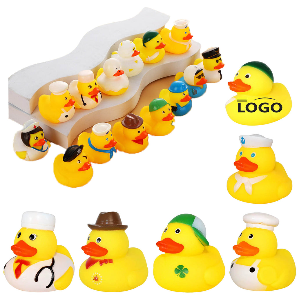 Mini Yellow Rubber Duck Party Decoration Bath Toy Duck