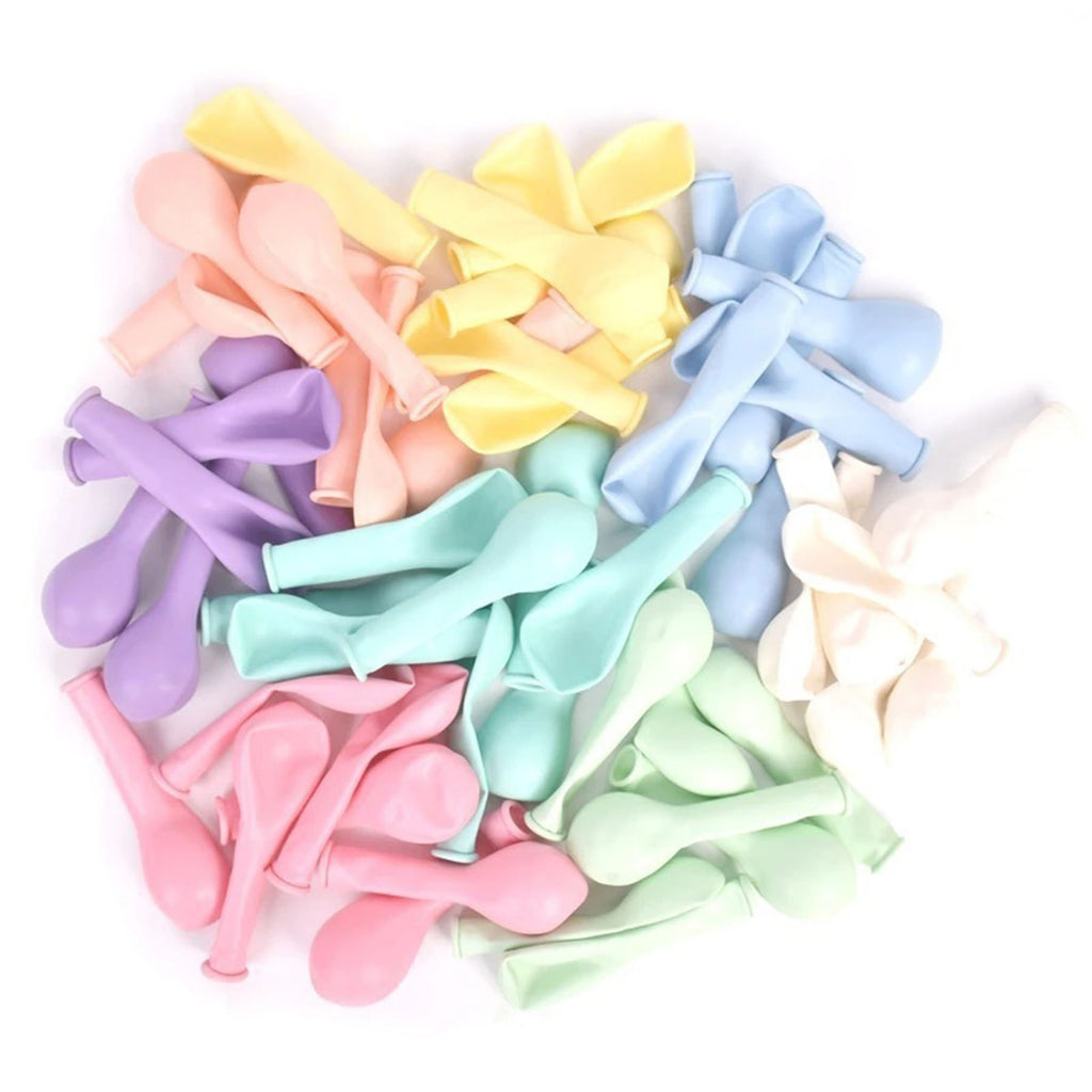 Pastel Colorful Latex Party Balloons 100 Pack 10 Inches