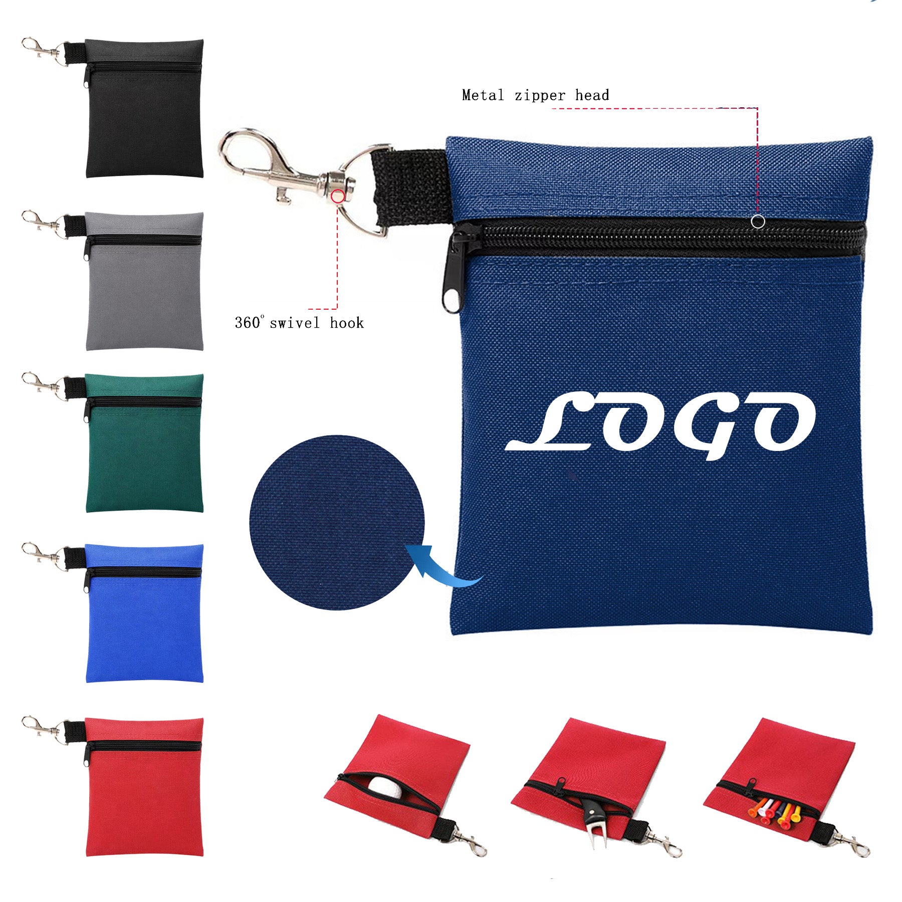 Golf Tee Pouch