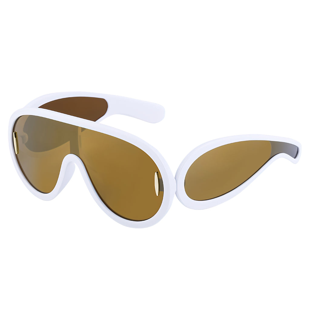 Mask Sunglasses Trendy Futuristic Shield Sun Glasses Uv400