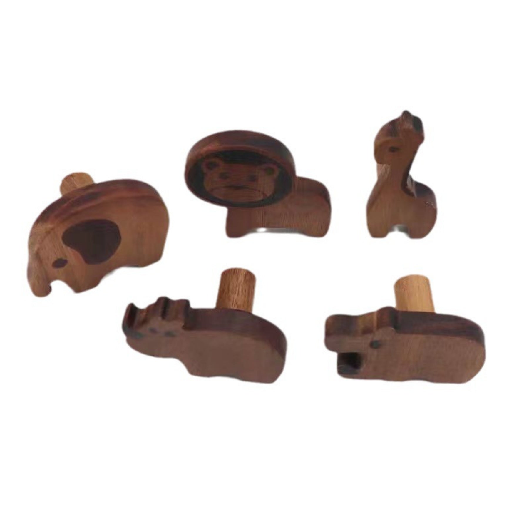 Cartoon Wooden Hooks Set-5pcs