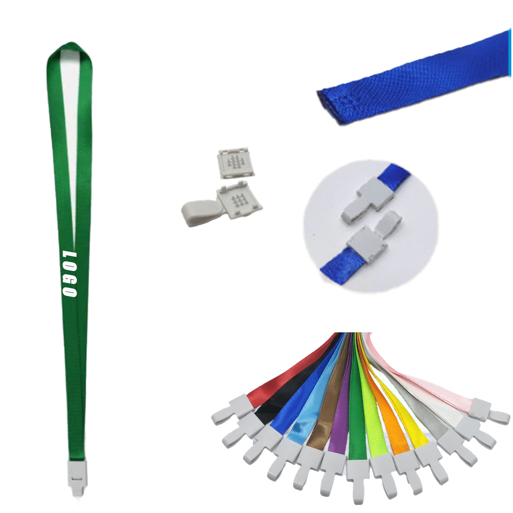 Lanyard Retractable Buckle Live Buckle Folding Work Permit