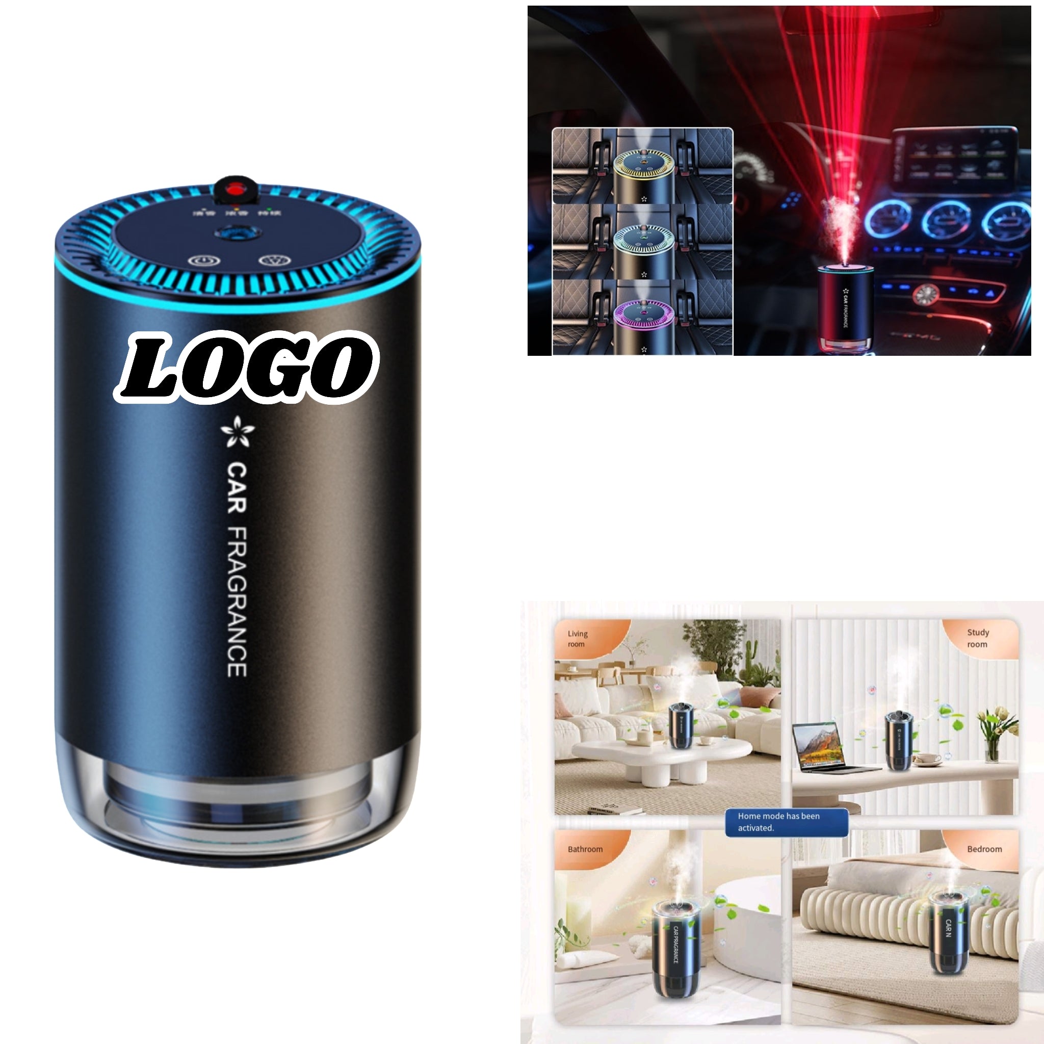 Star Car Diffuser AutoSpray Smoke Refresh Luxury