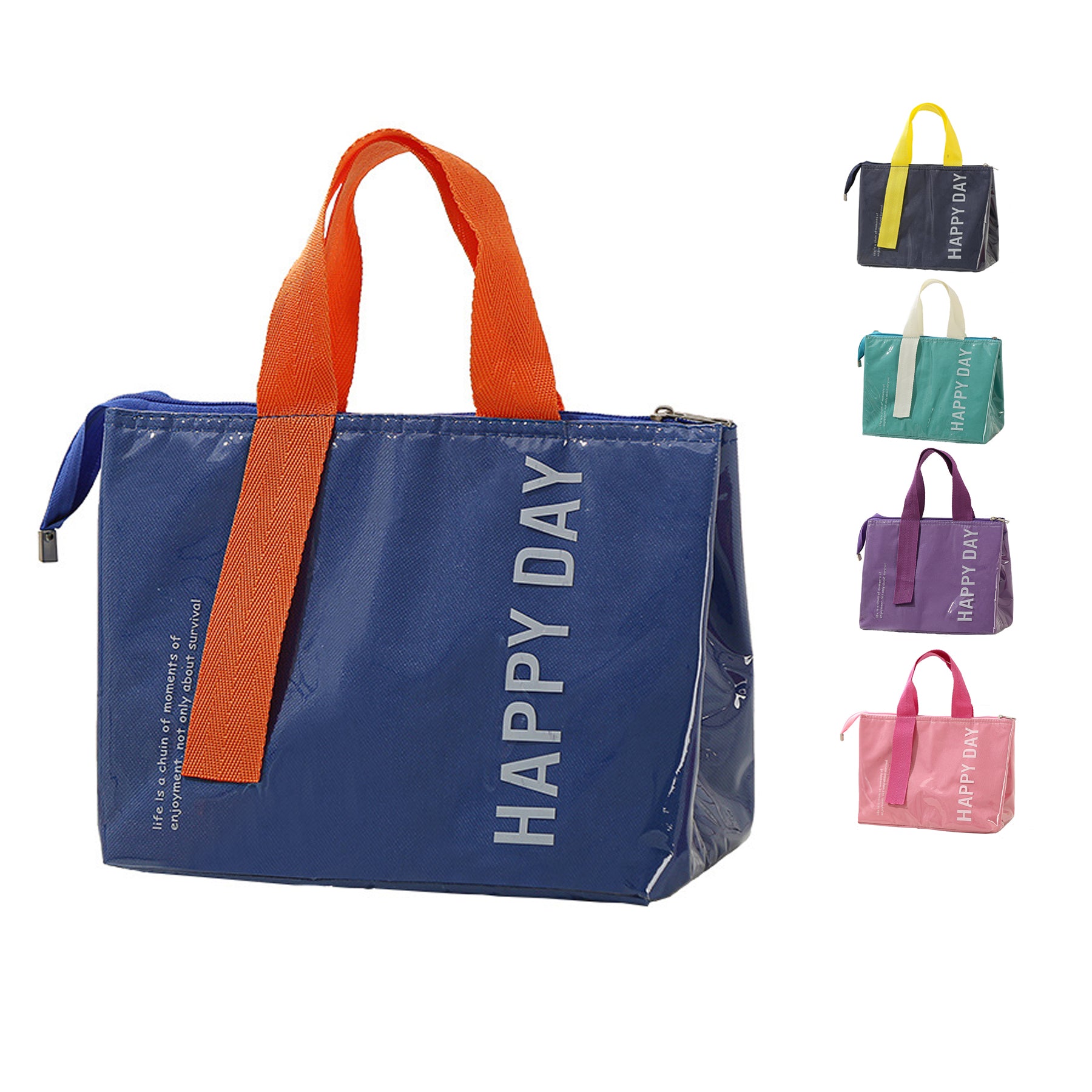 Fashion Insulated Simple Bento Lunch Tote Bag