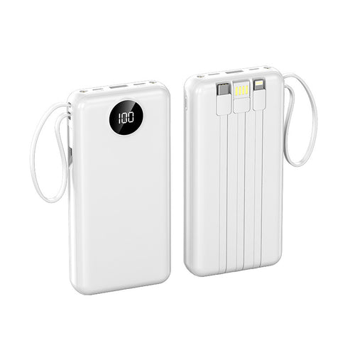 20000Mah Portable 4-Way Output Lcd Display Power Bank