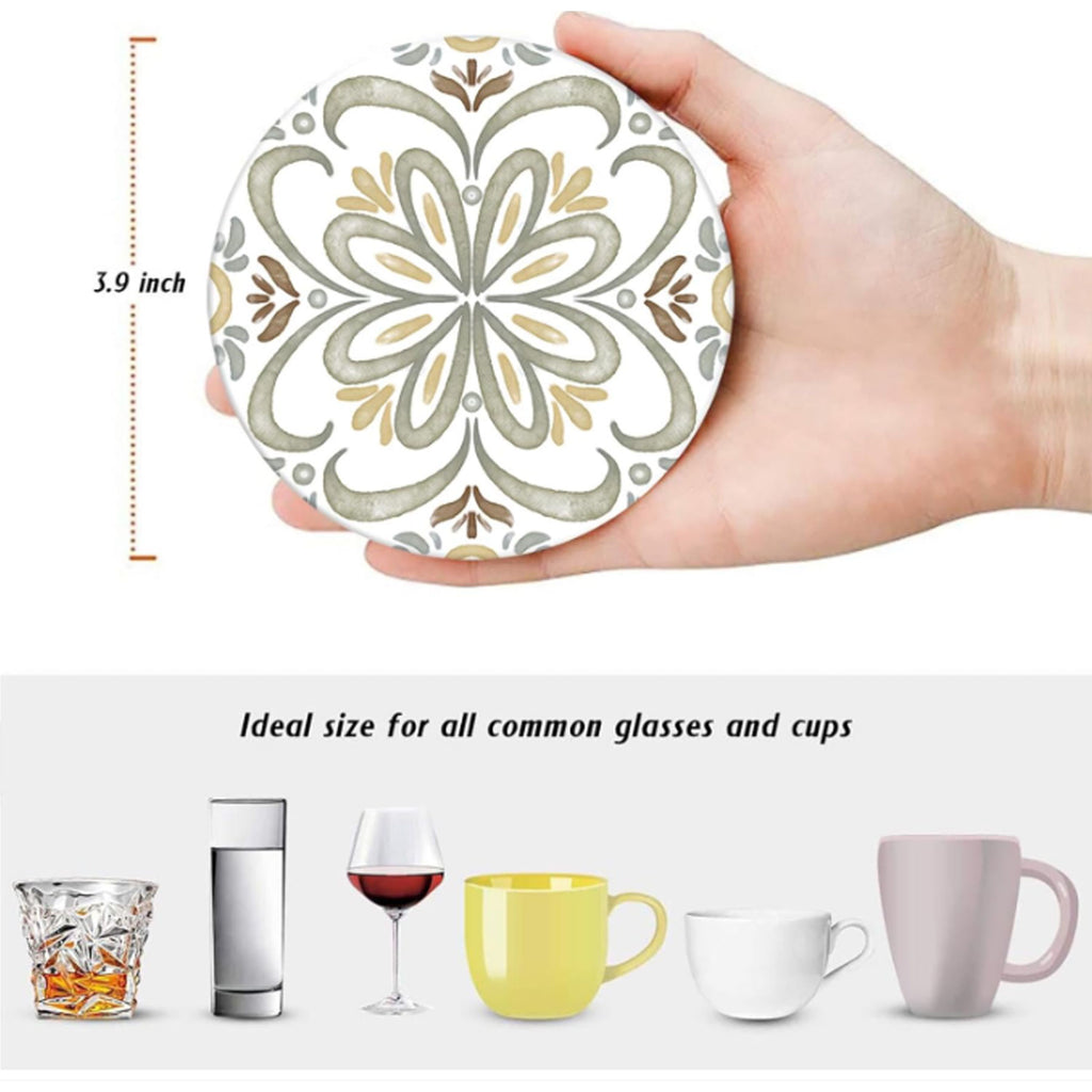 Ceramic Cork Coasters