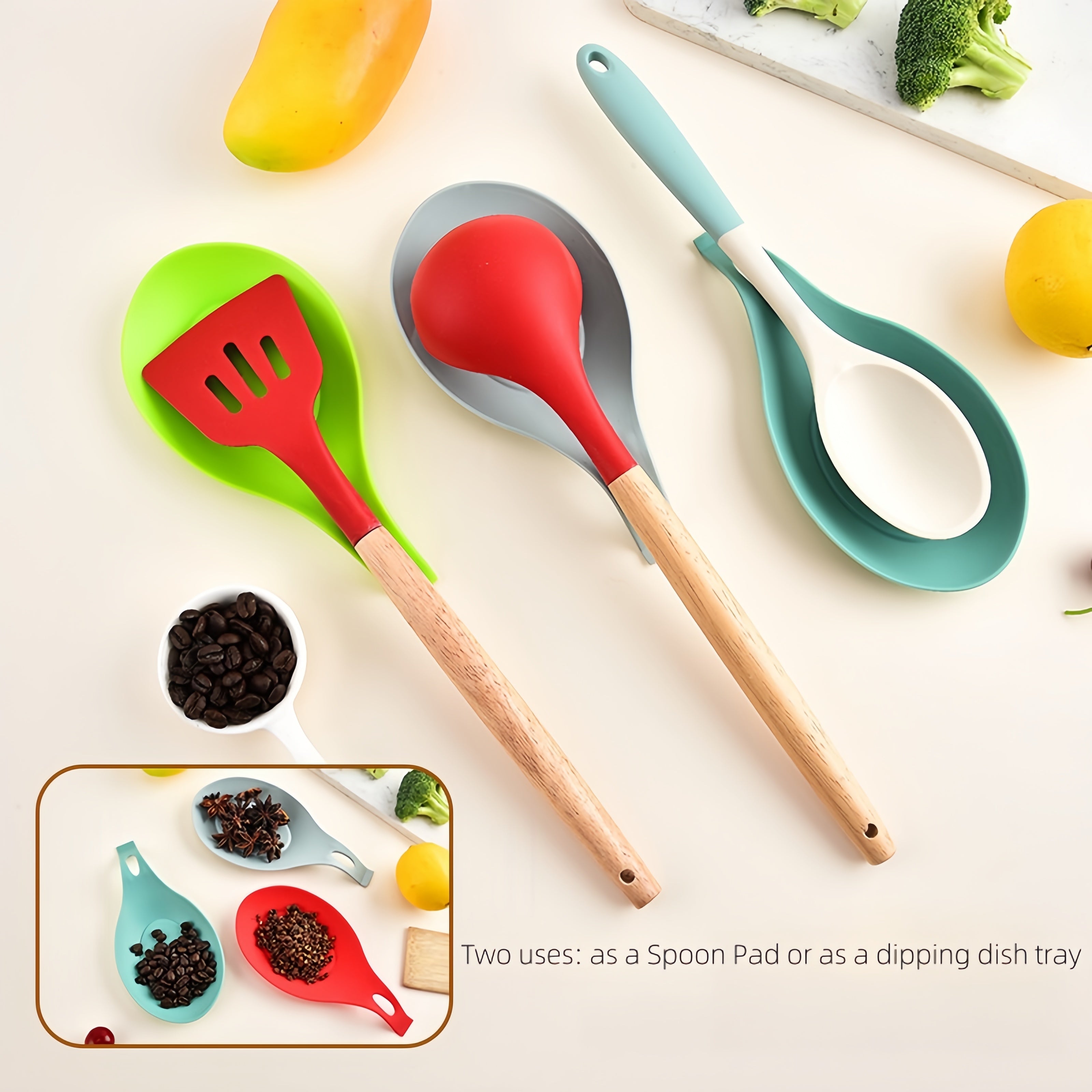 Silicone Kitchenware Spoon Pad