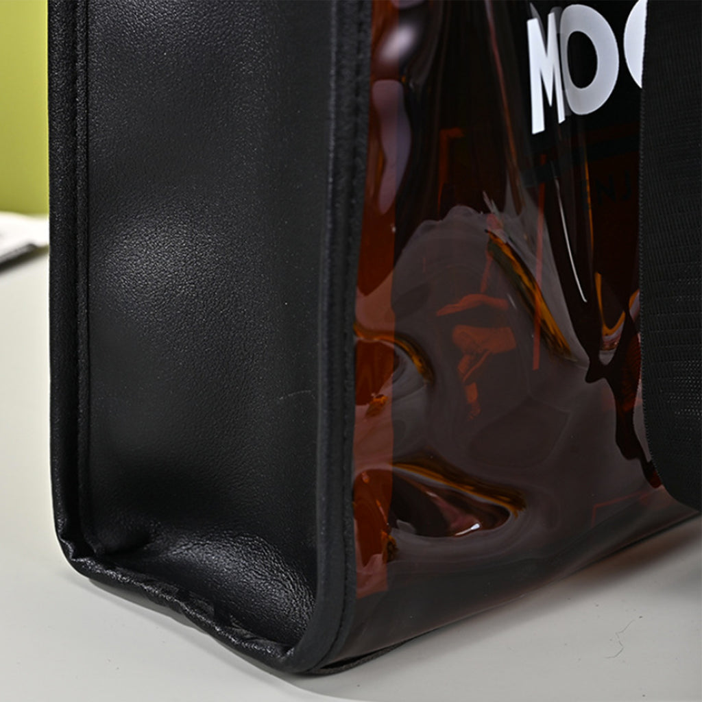 Transparent PVC Waterproof Shopping Tote Bag