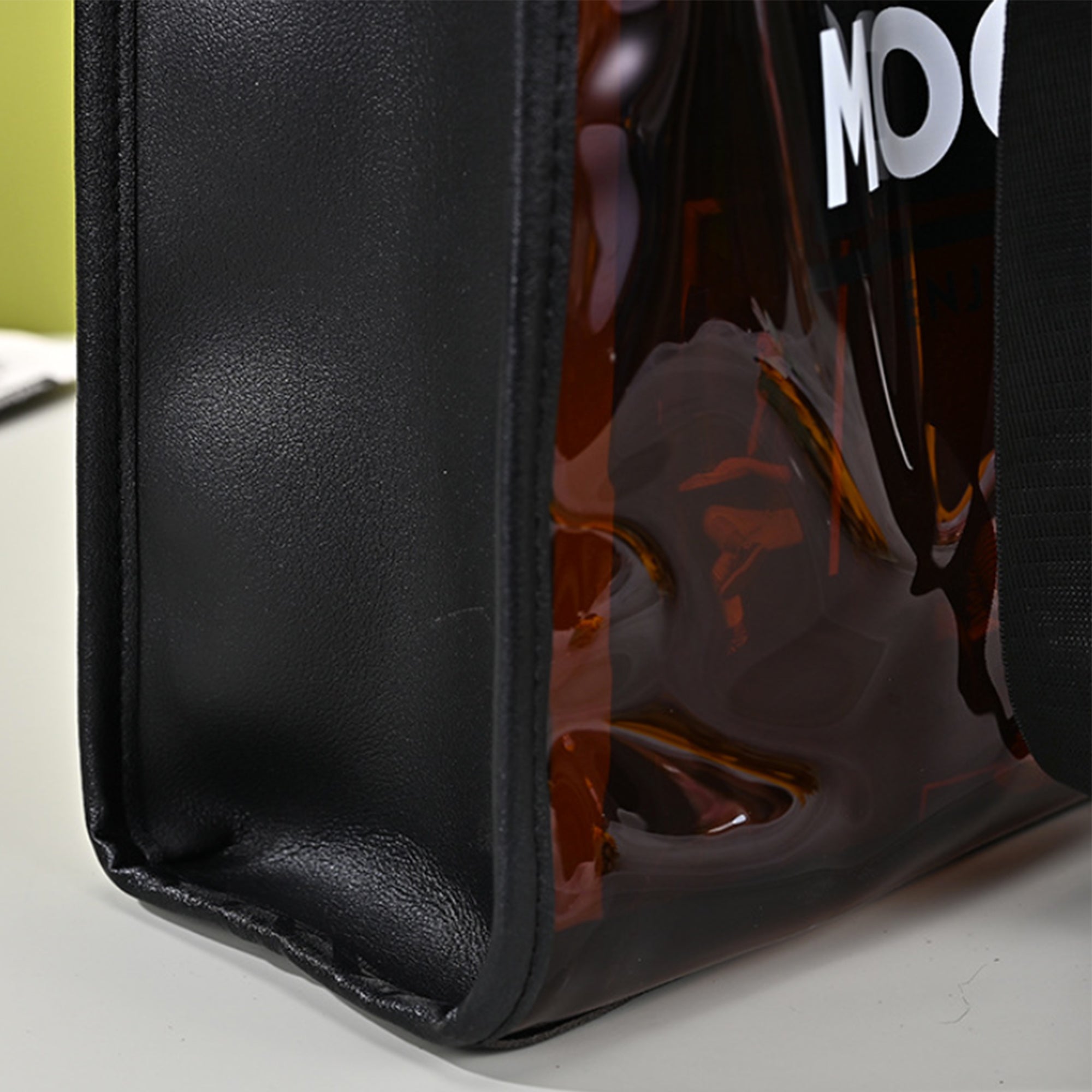 Transparent PVC Waterproof Shopping Tote Bag
