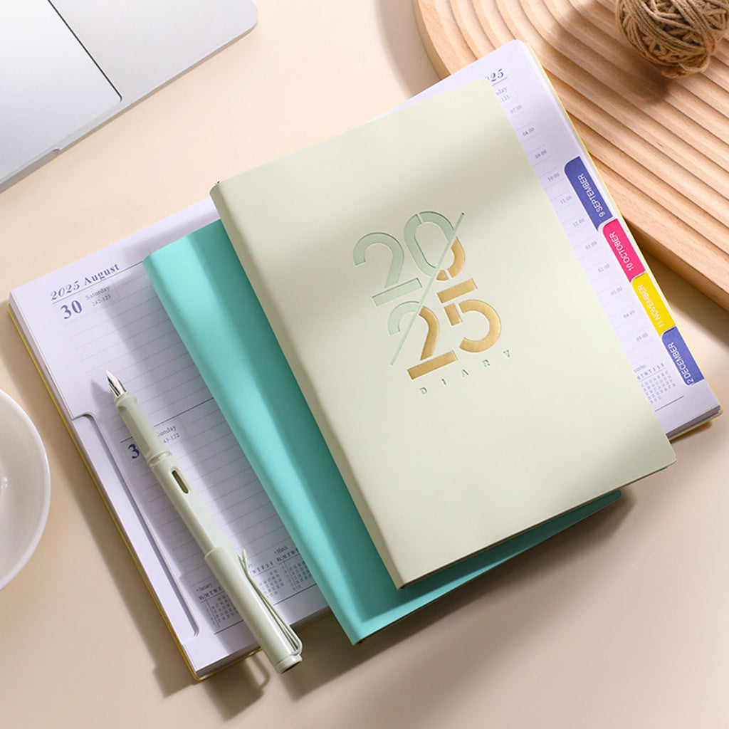 2025 Leather Diary - Weekly Planner
