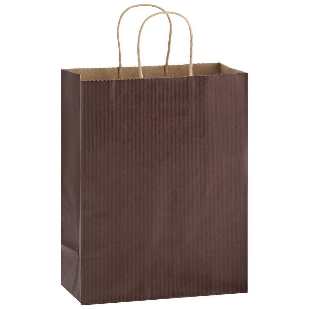 Matte Color Paper Shopper Tote Bag (10"x5"x13")
