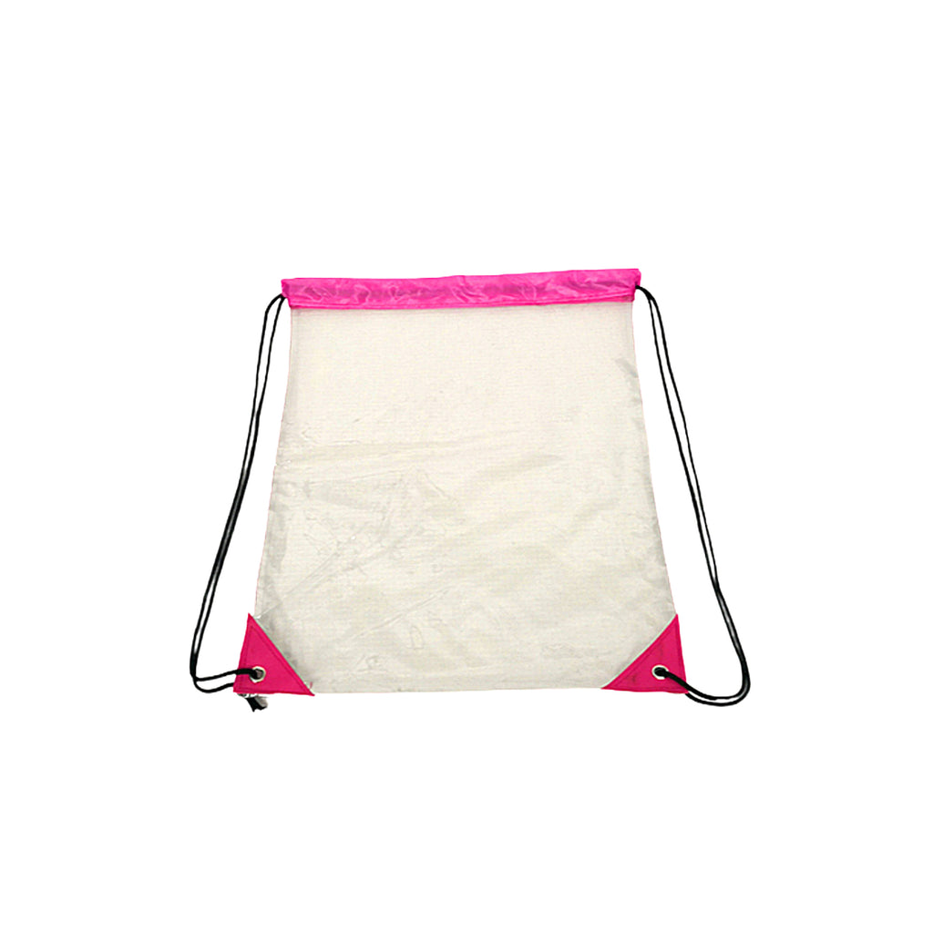 Clear PVC Drawstring Cinch Bag